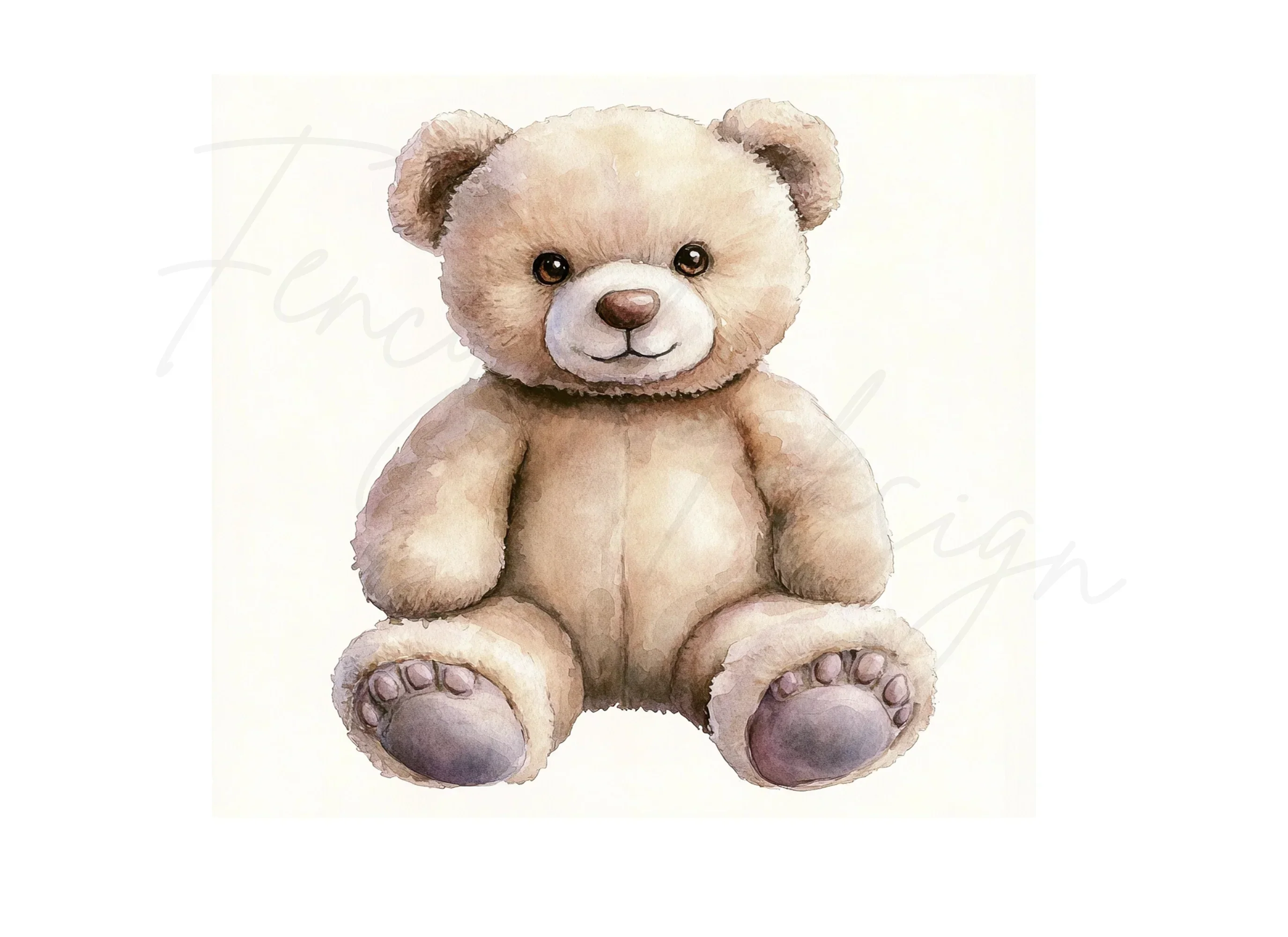 Cute Teddy Bear Clipart Bundle - Image 3