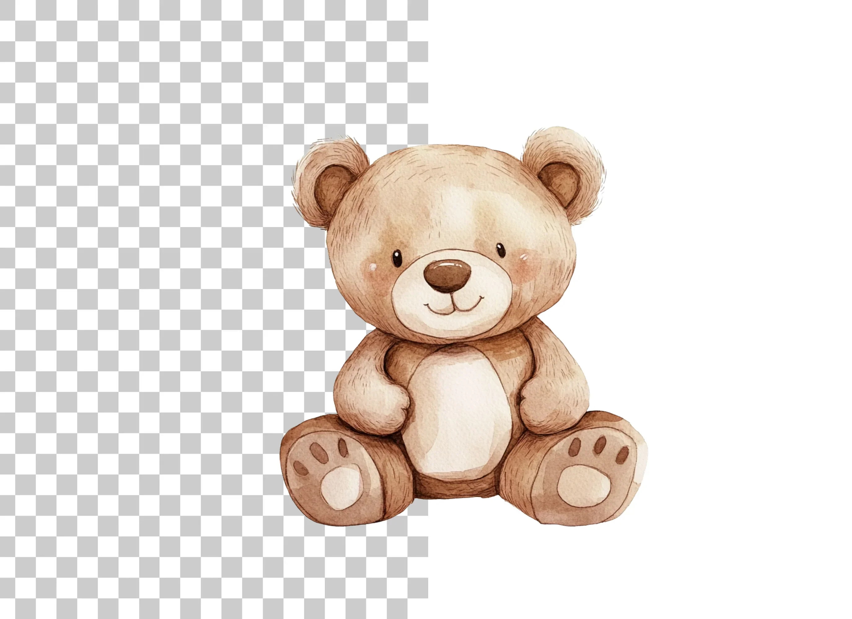 Cute Teddy Bear Clipart Bundle - Image 2