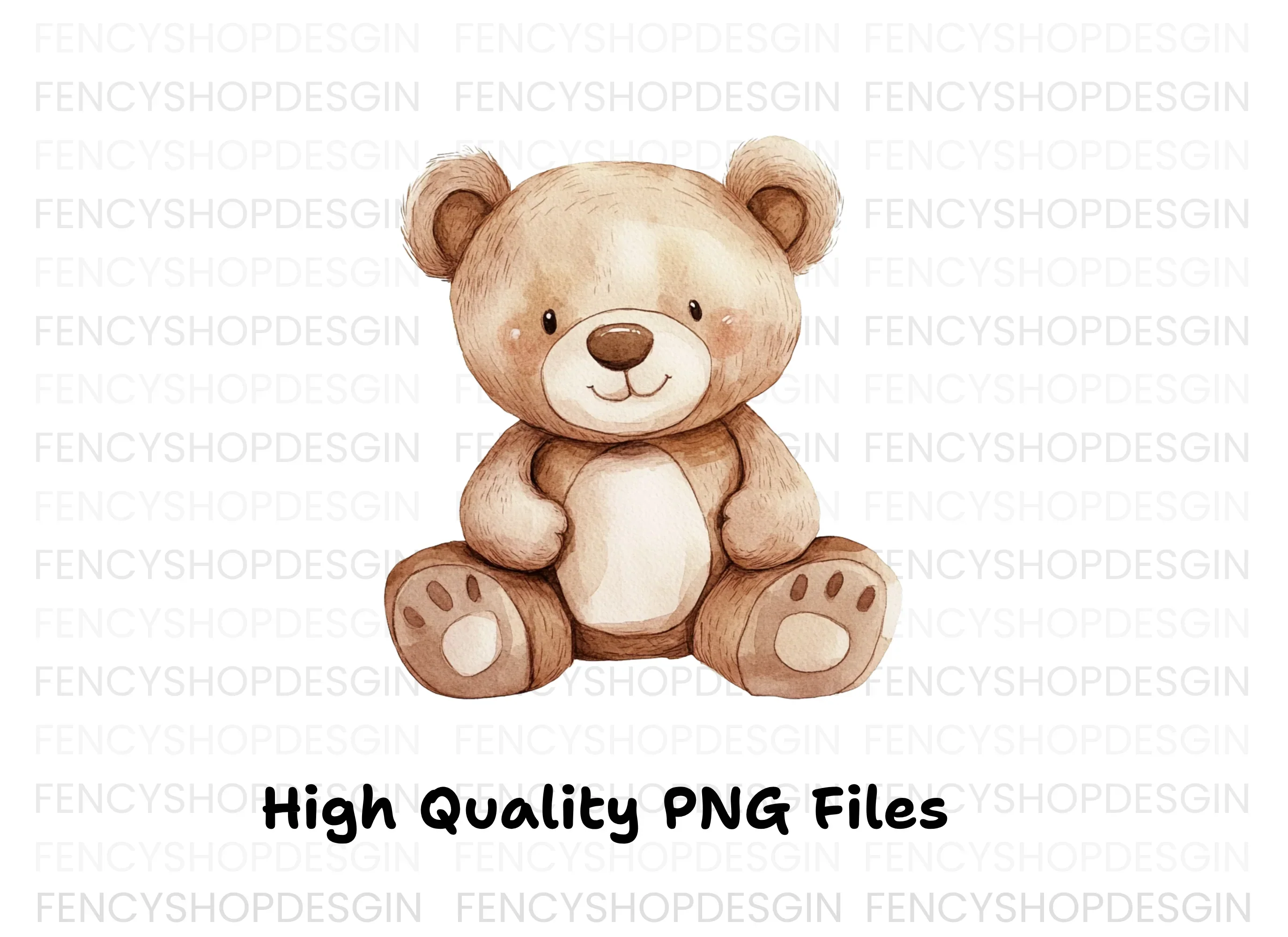 Cute Teddy Bear Clipart Bundle - Image 3