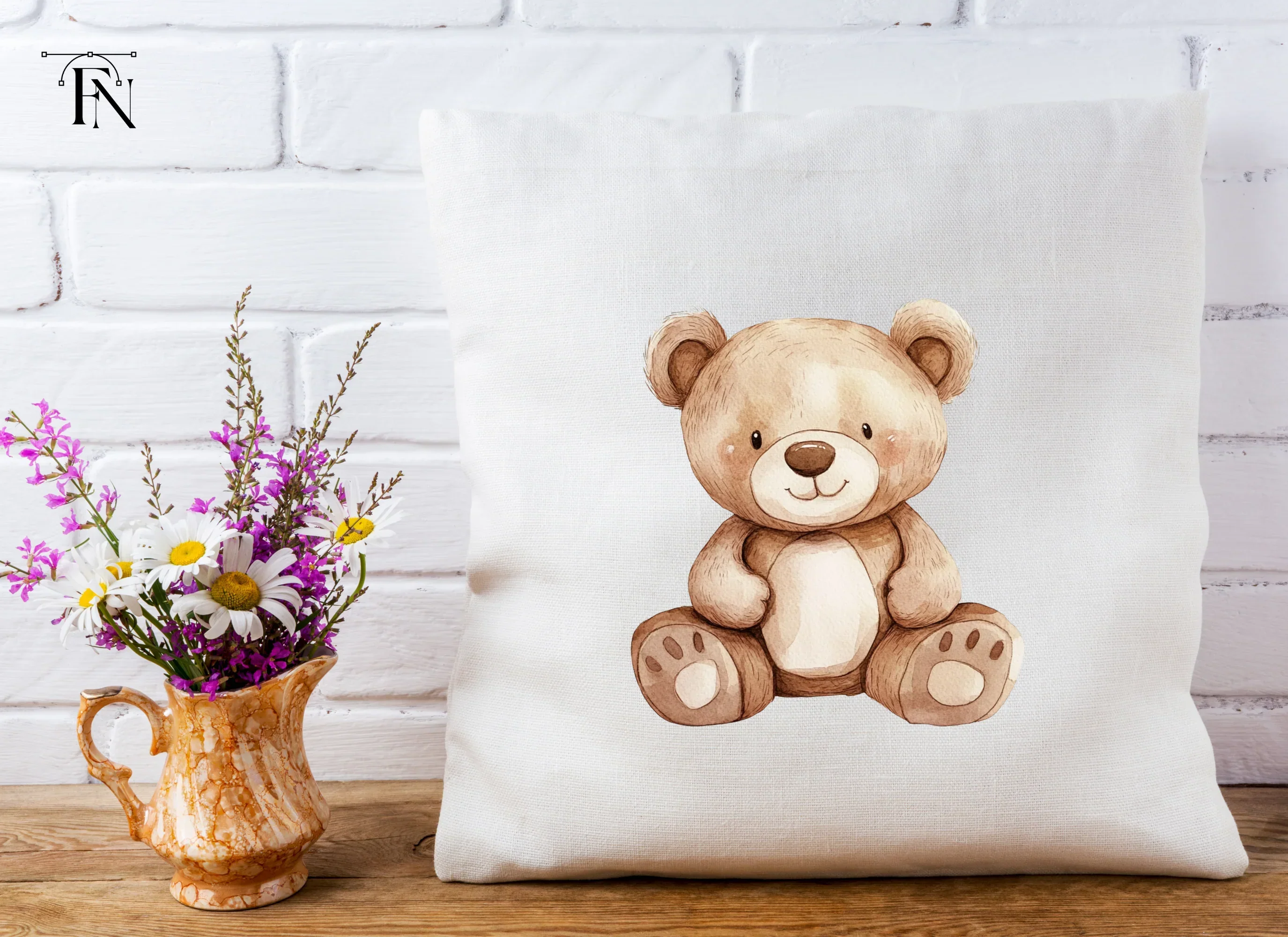 Cute Teddy Bear Clipart Bundle - Image 5