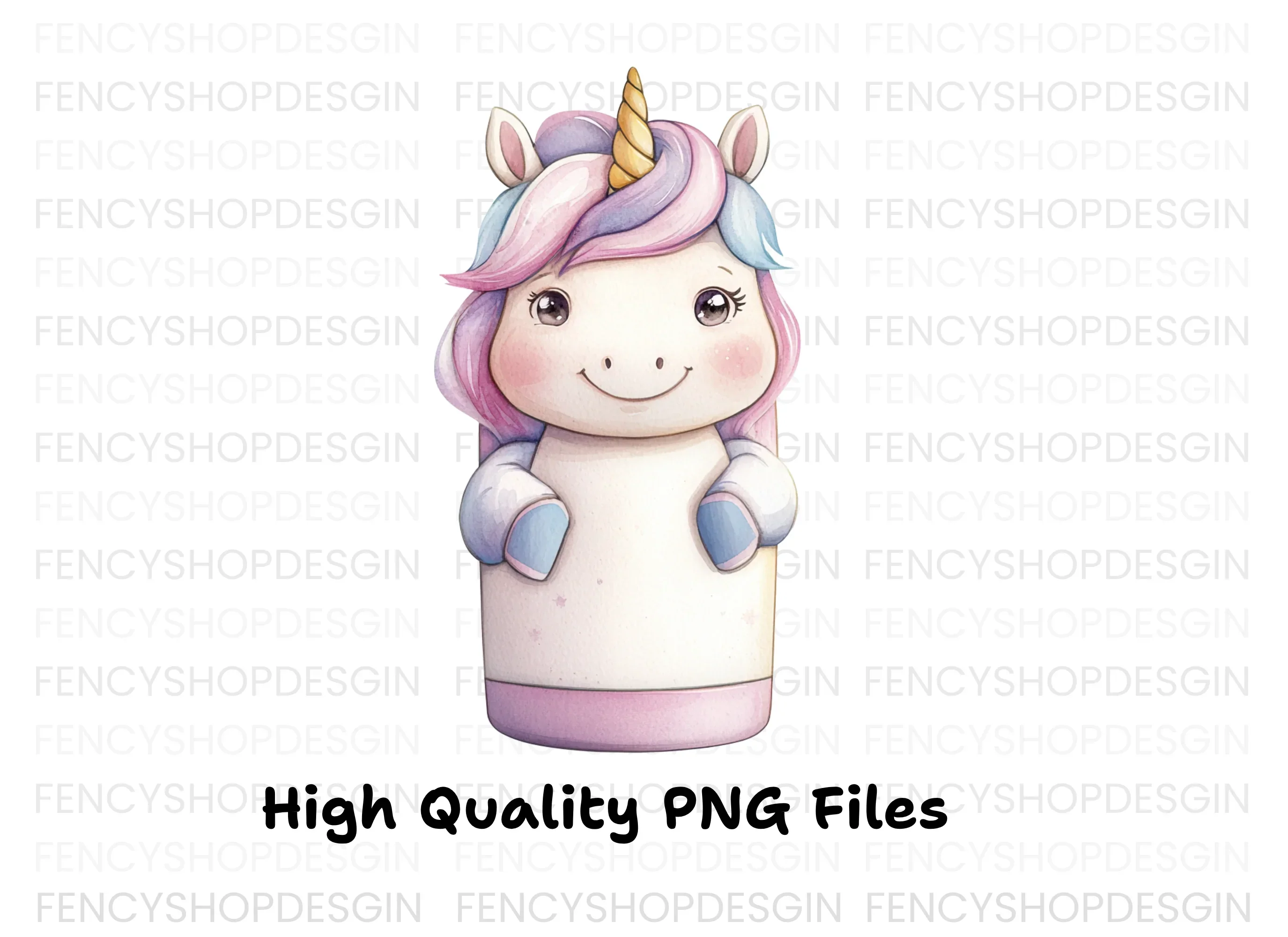 Cute Unicorn Clipart Bundle - Image 3