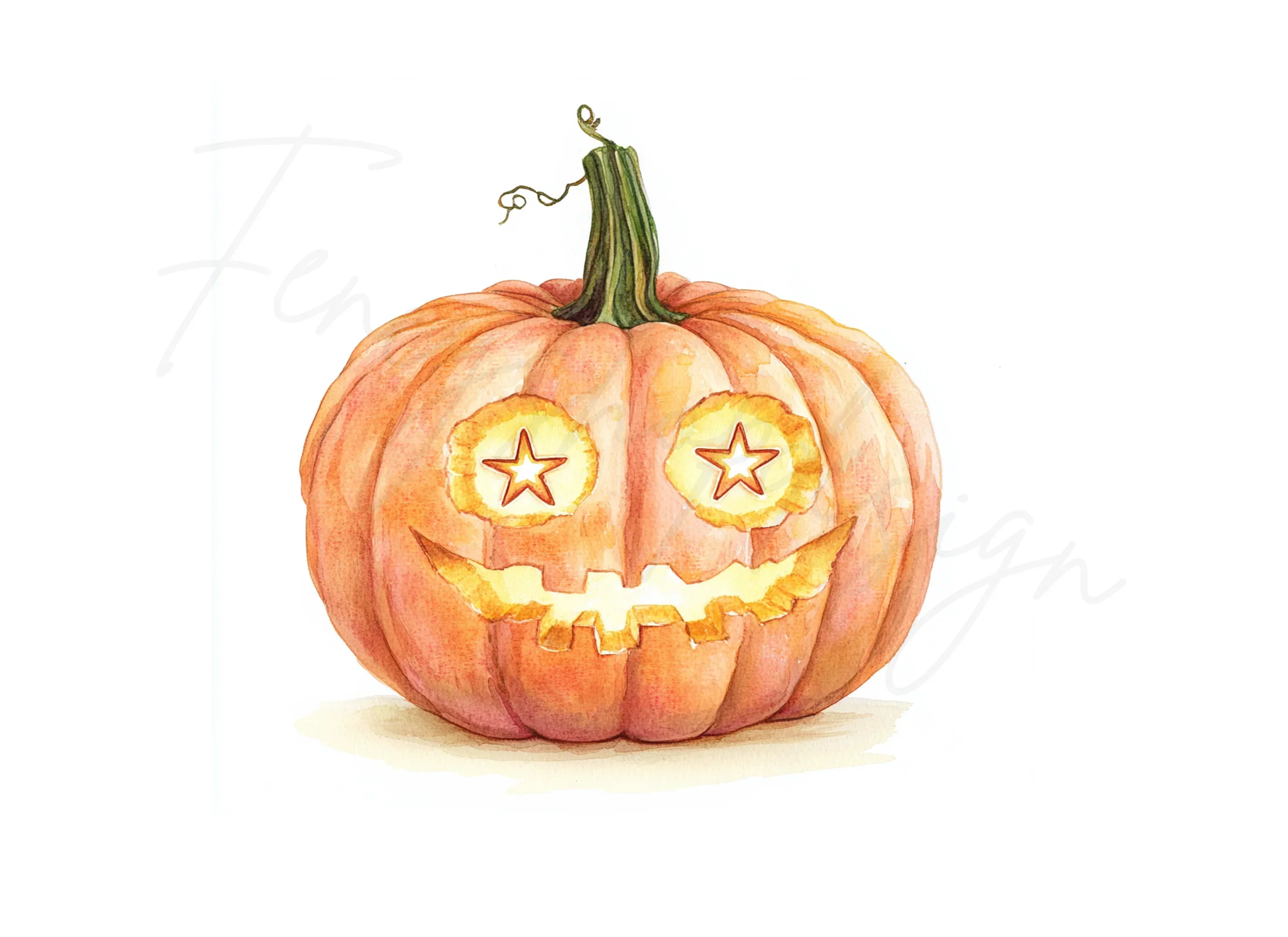 Cute Unique Halloween Pumpkins Clipart Bundle - Image 2