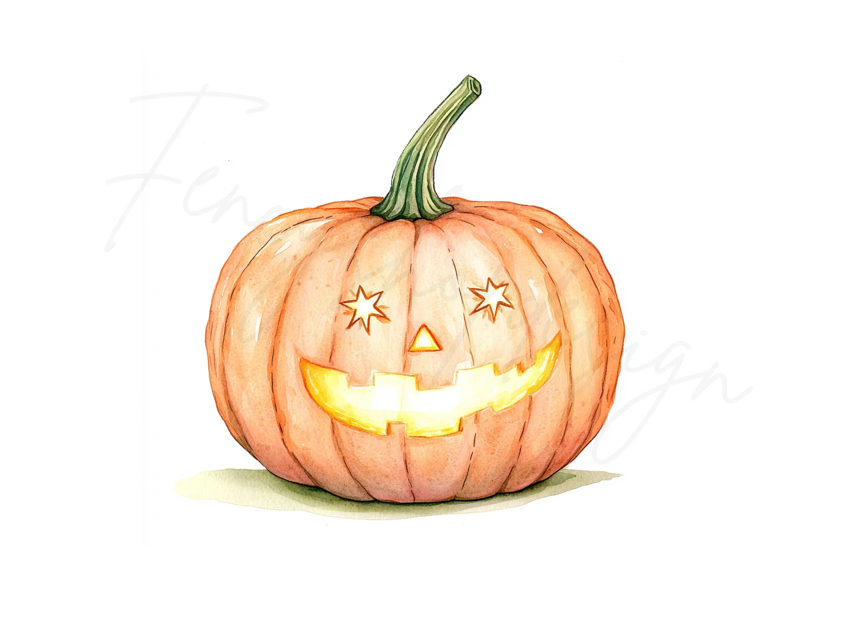 Cute Unique Halloween Pumpkins Clipart Bundle - Image 3