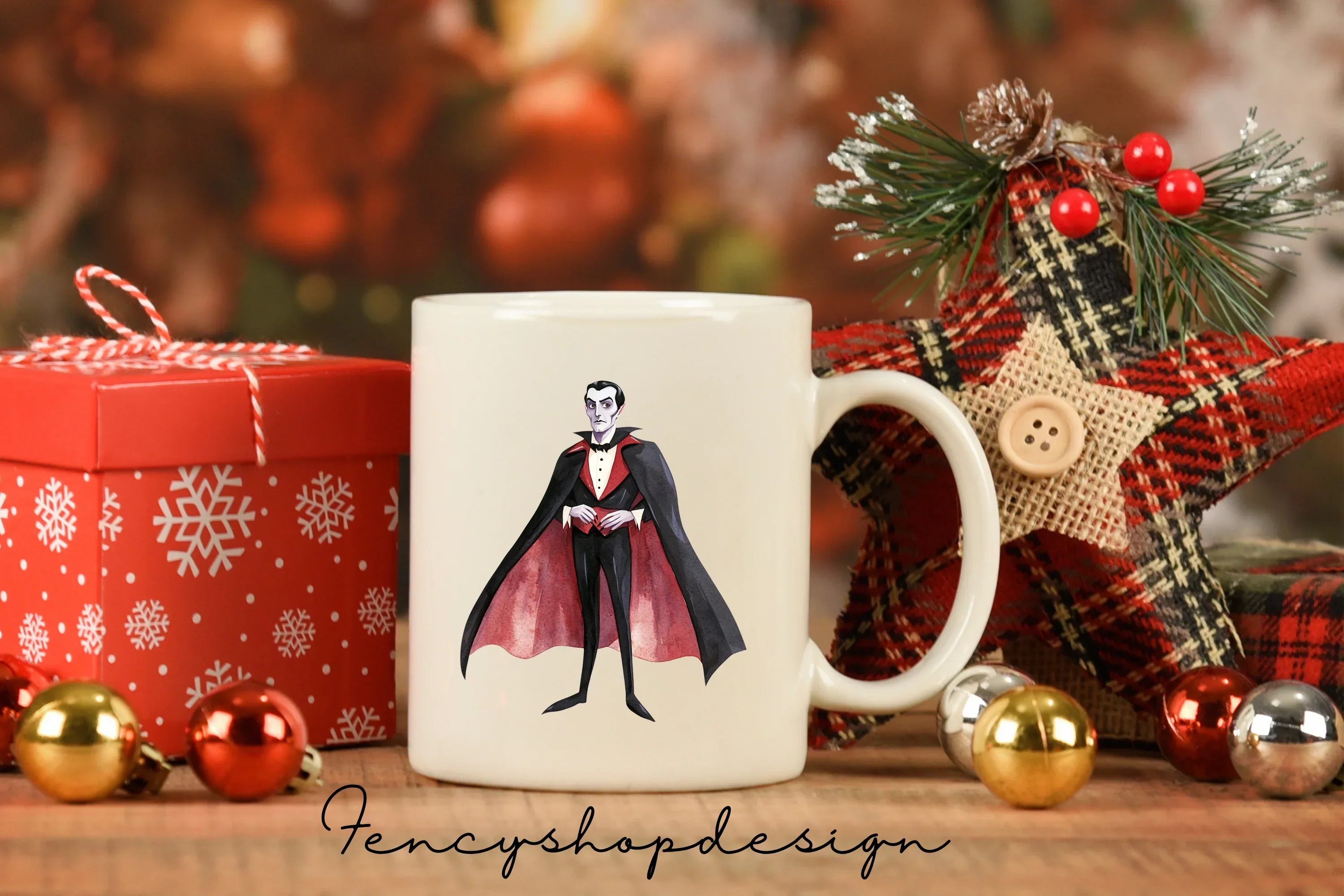 Cute Vampire Characters Clipart Bundle - Image 7