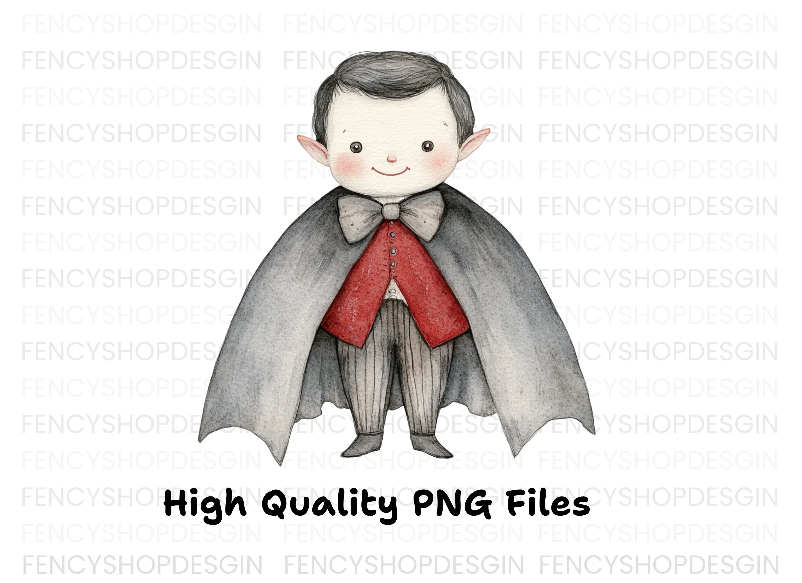 Cute Vampire Clipart Bundle - Image 3