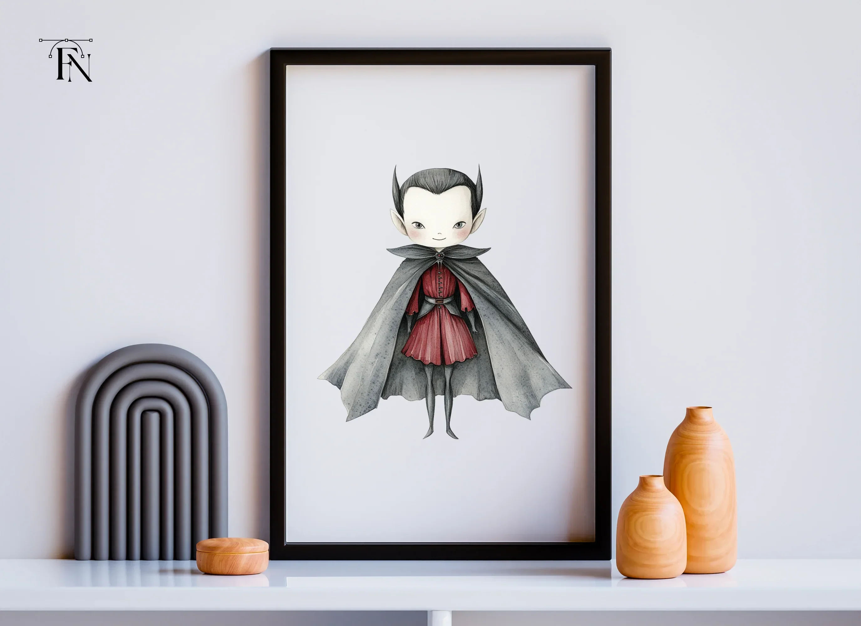 Cute Vampire Clipart Bundle - Image 6