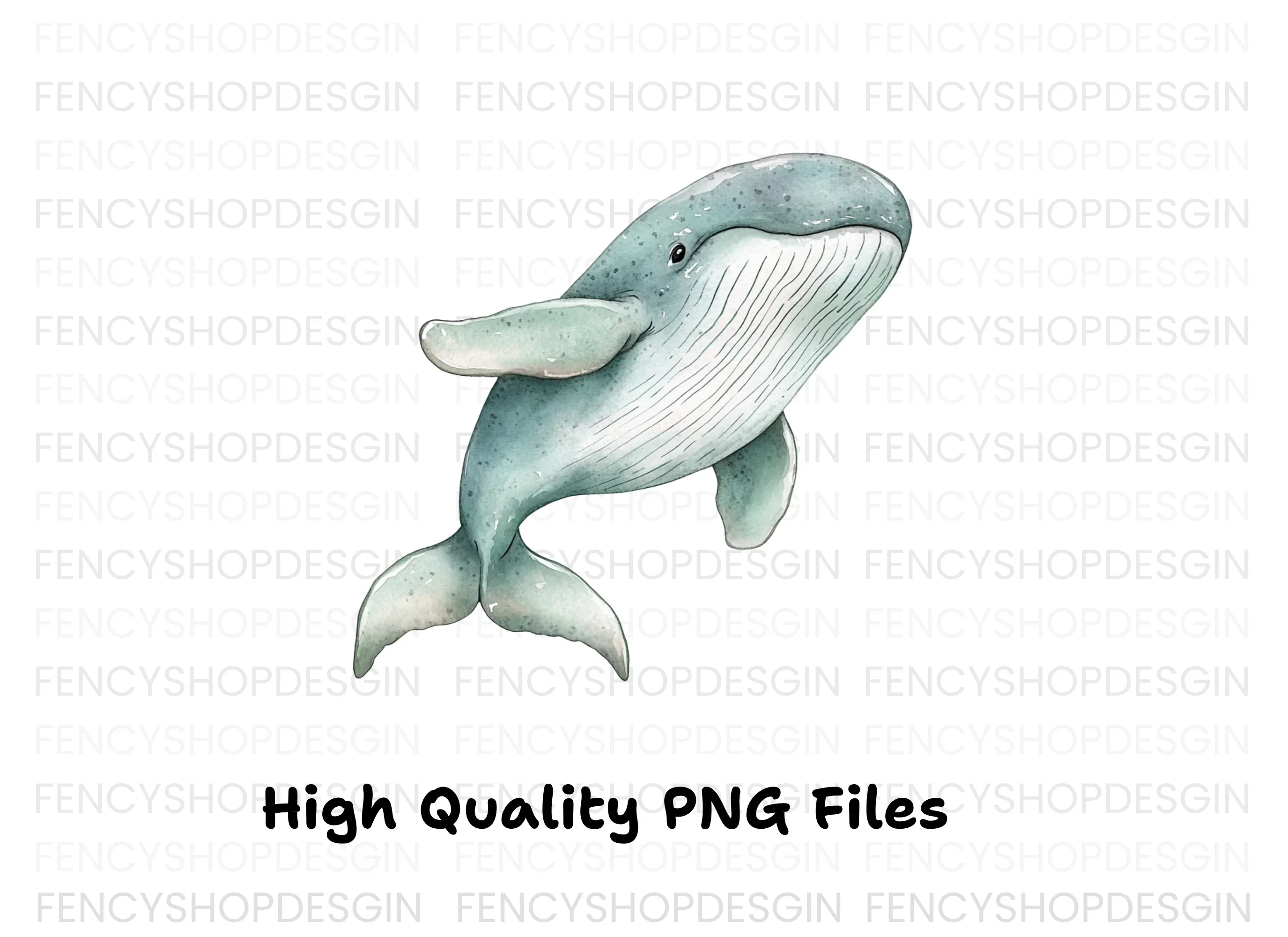 Cute Whale Clipart Bundle - Image 2
