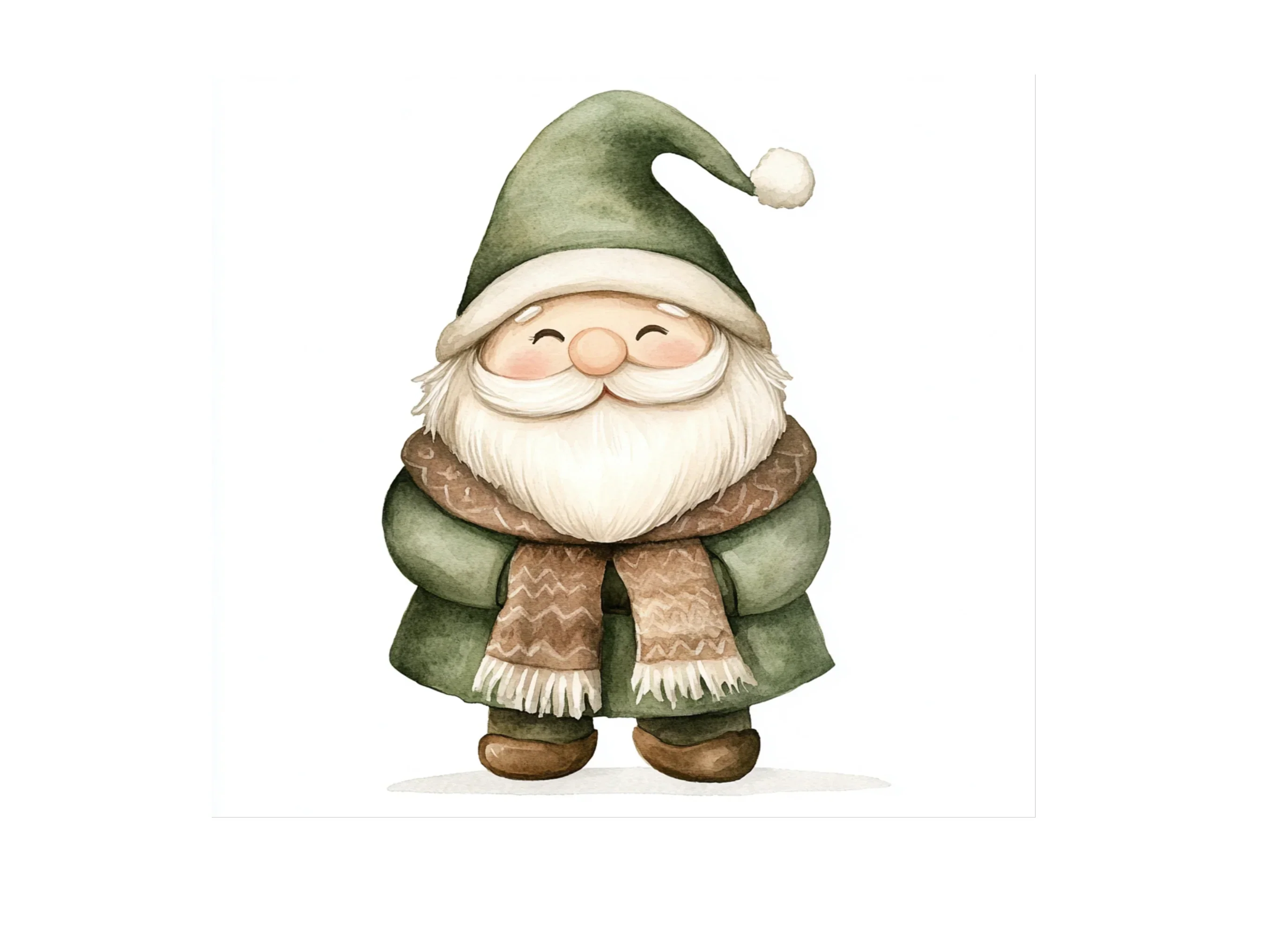 Cute Winter Gnomes Clipart Bundle - Image 3
