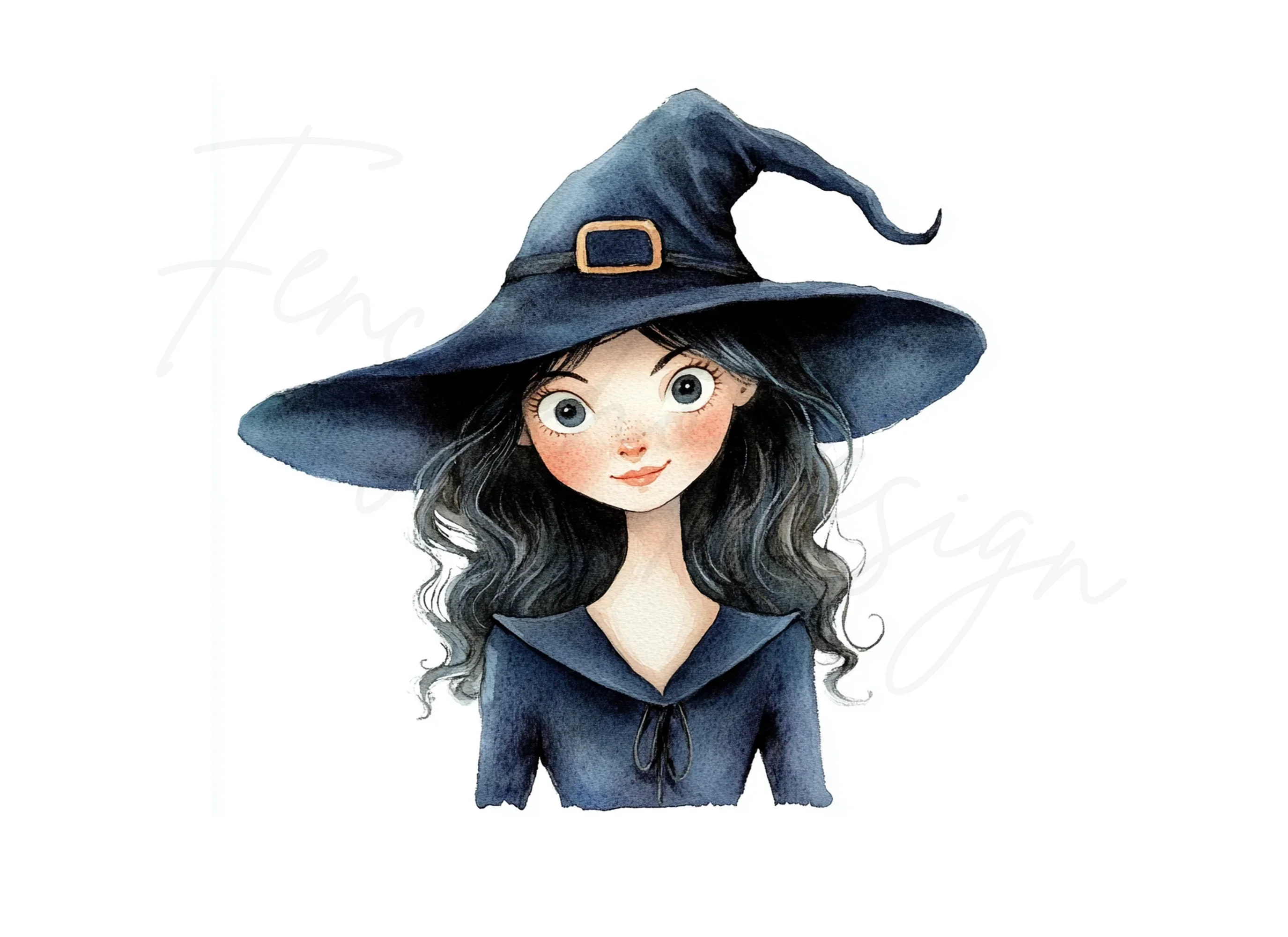 Cute Witch Clipart Bundle - Image 3
