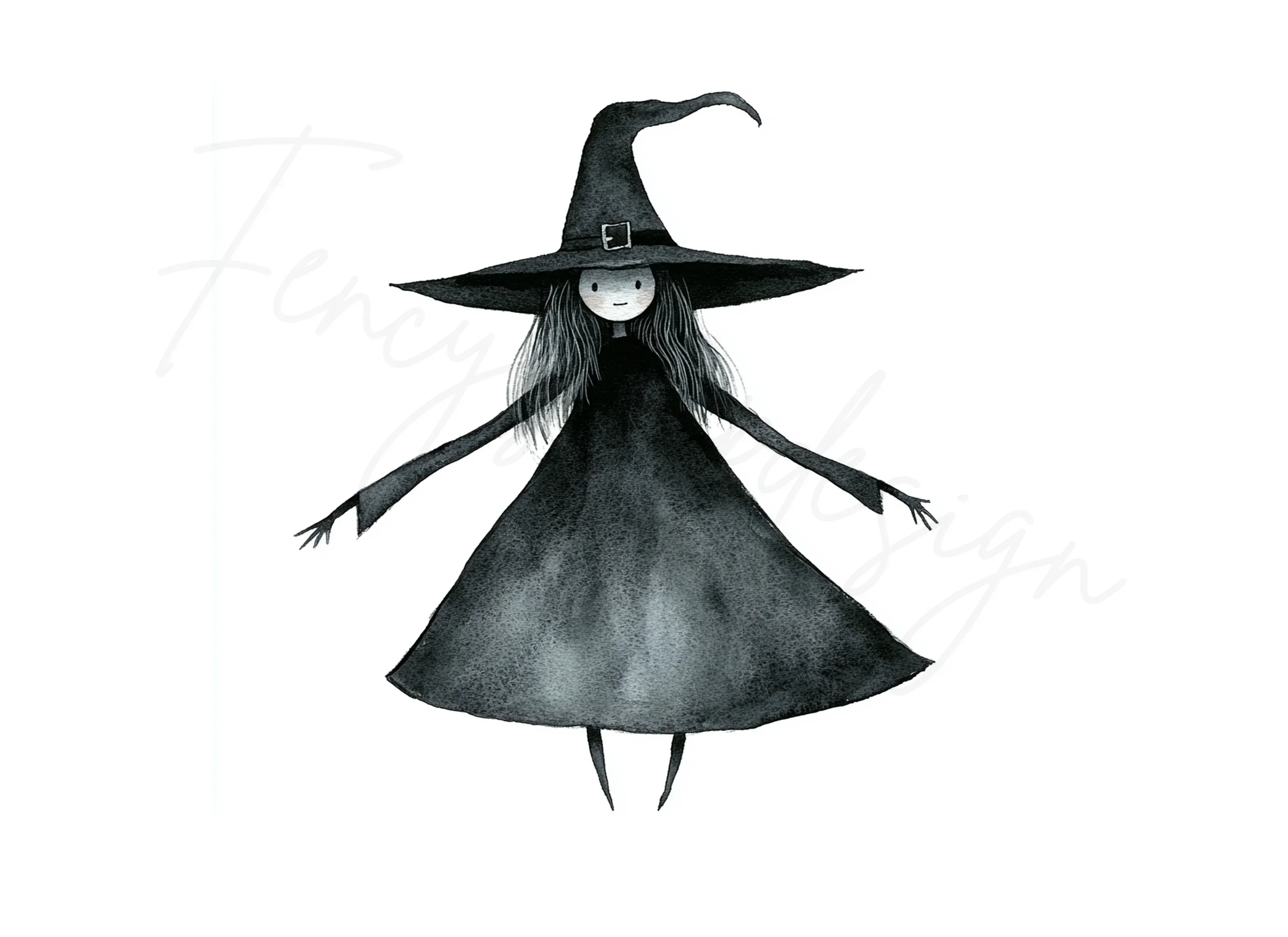 Cute Witch Clipart Bundle - Image 2