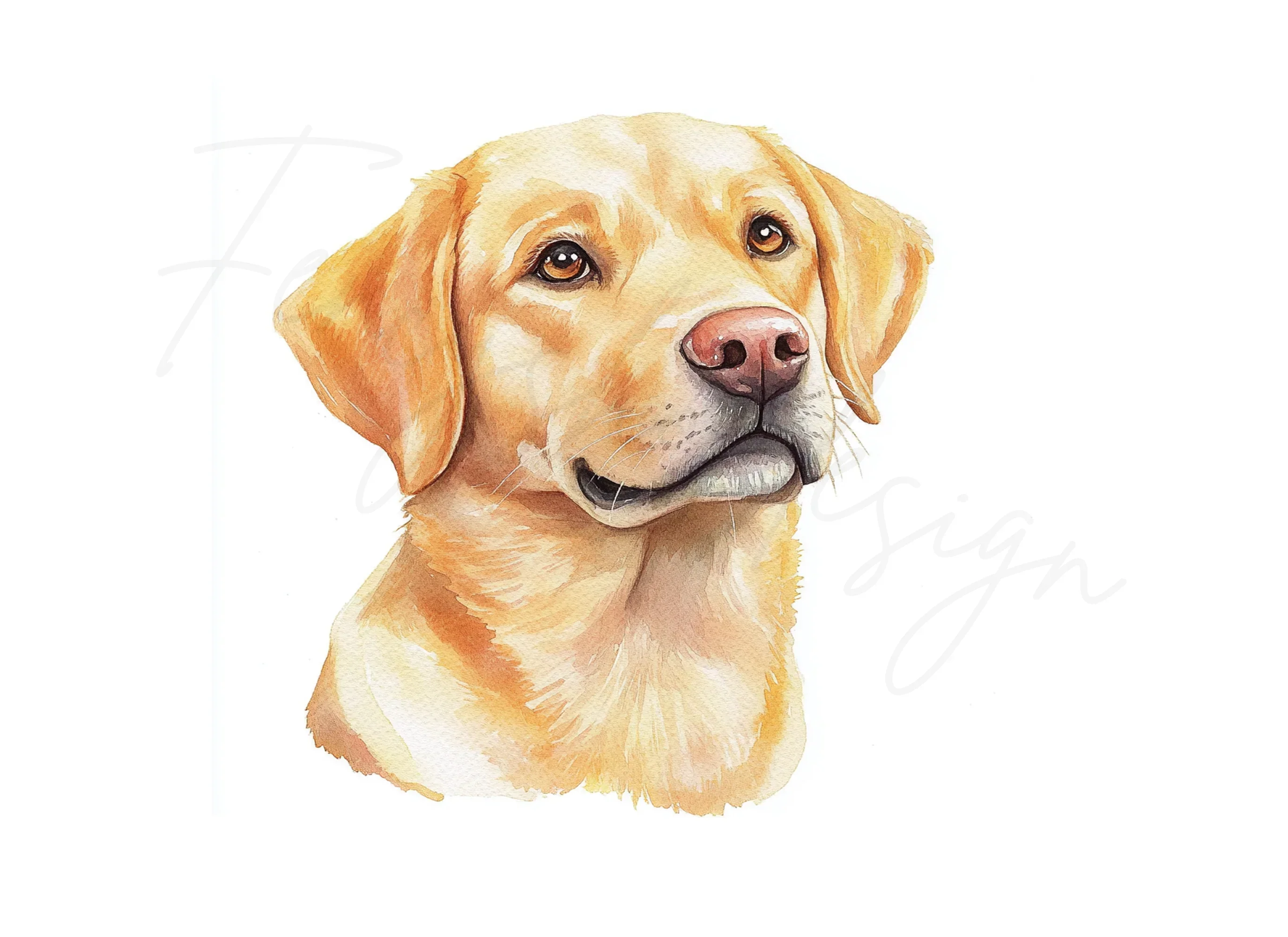 Cute Yellow Labrador Retriever Clipart Bundle - Image 3