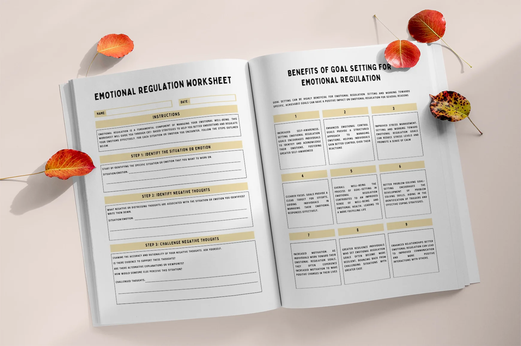 Daily Emotional Balance & Self-Control Journal - Image 2
