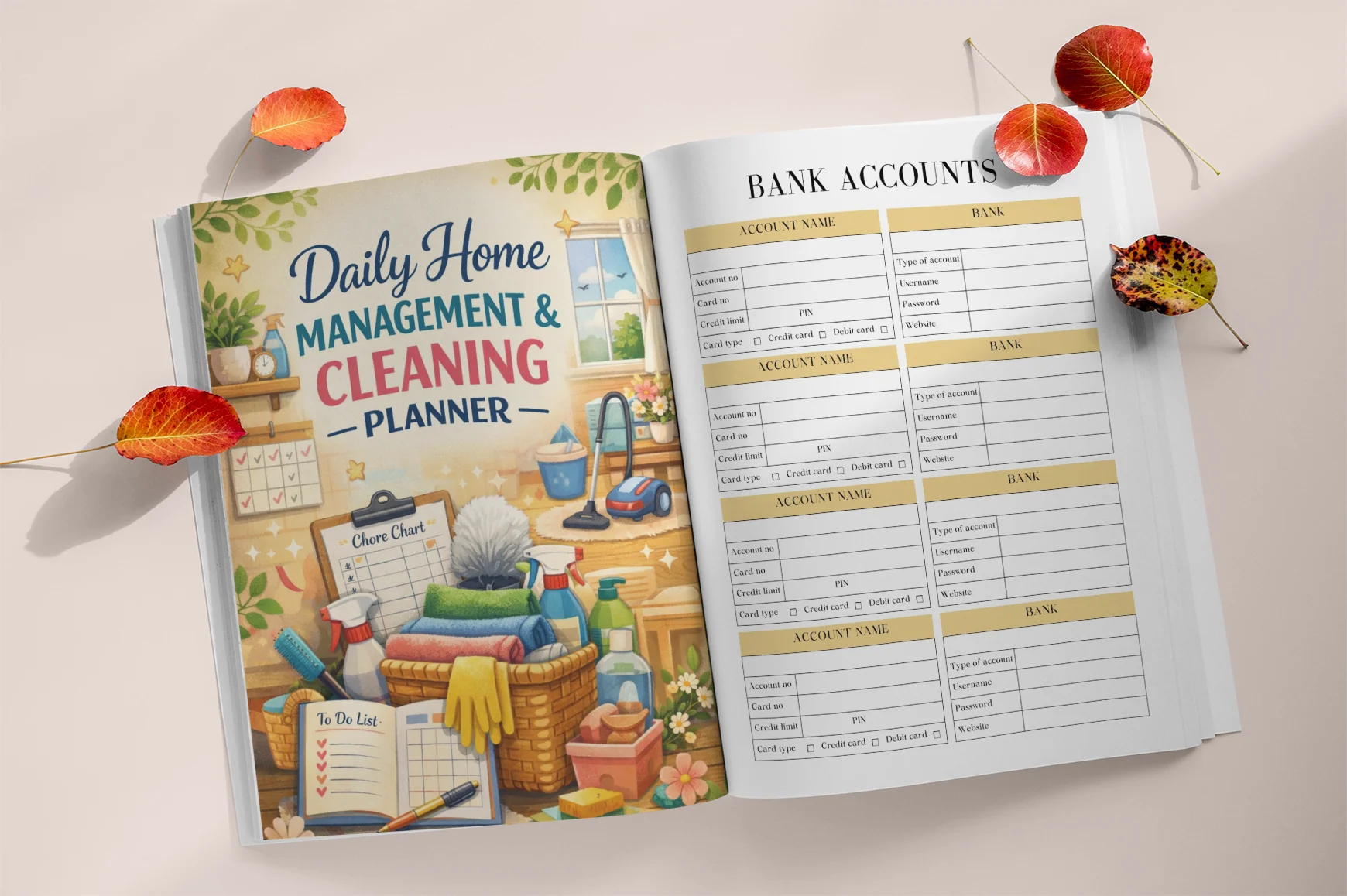 Daily Home Management Cleaning Planner - Image 2