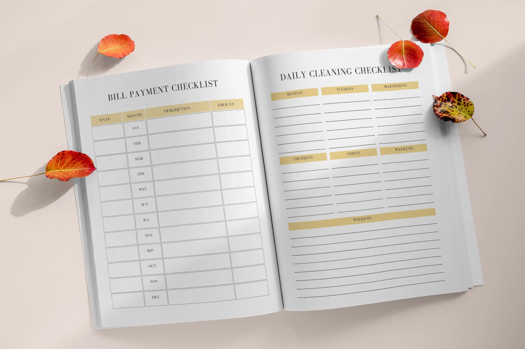 Daily Home Management Cleaning Planner - Image 4