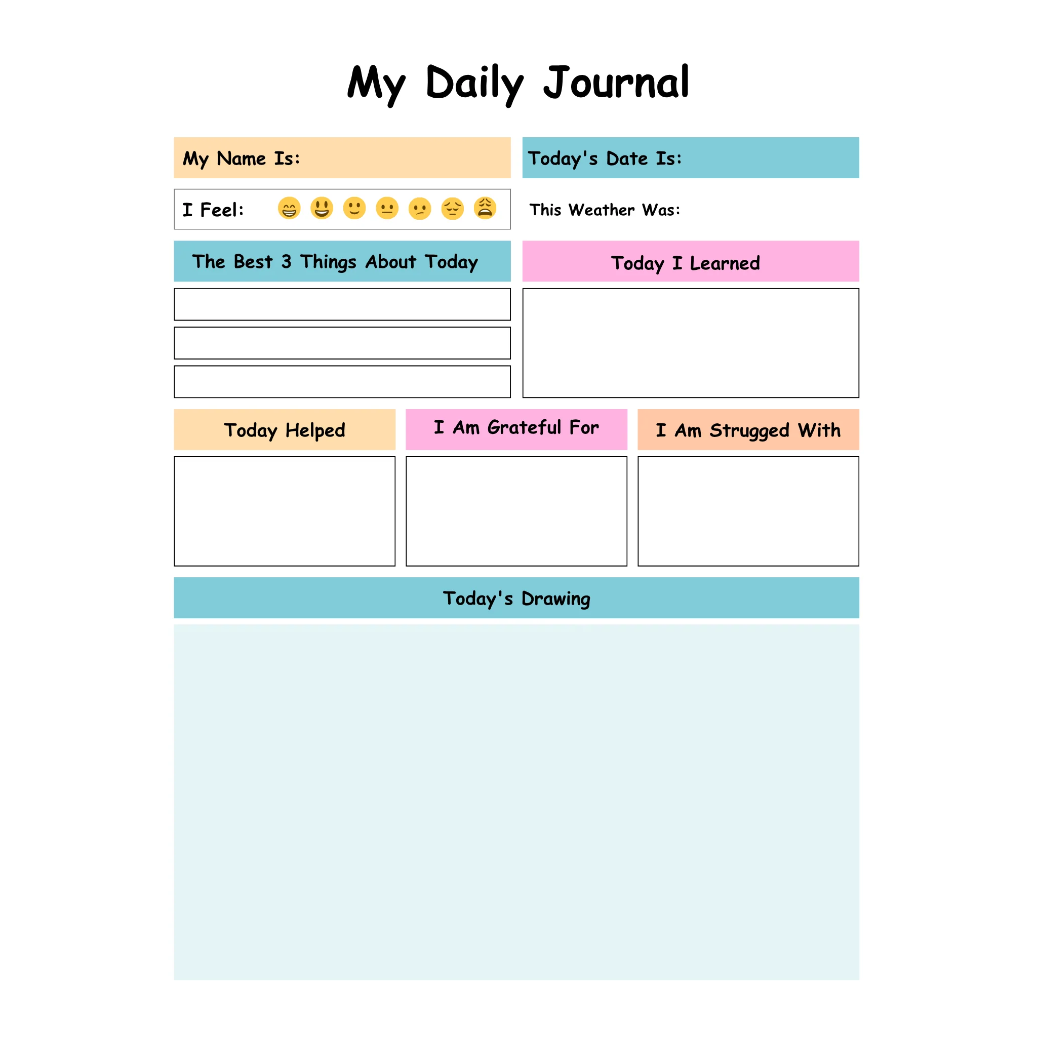Daily Journal for Kids Bundle - Image 3