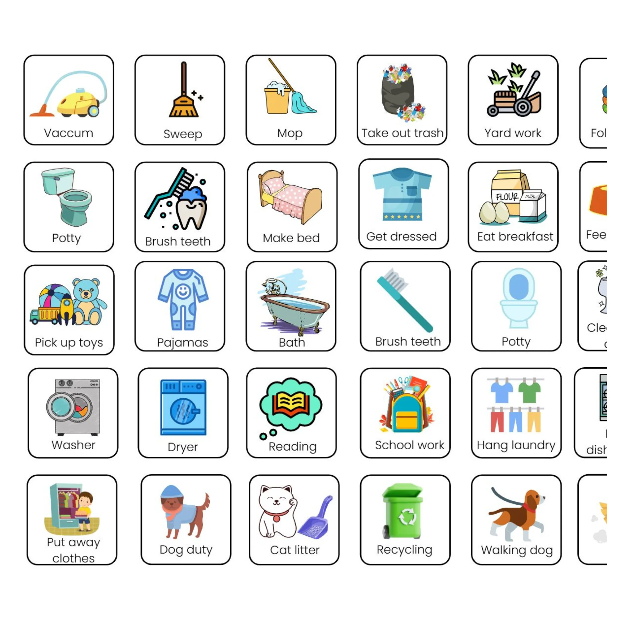 Daily Responsibilities Chart - Image 2