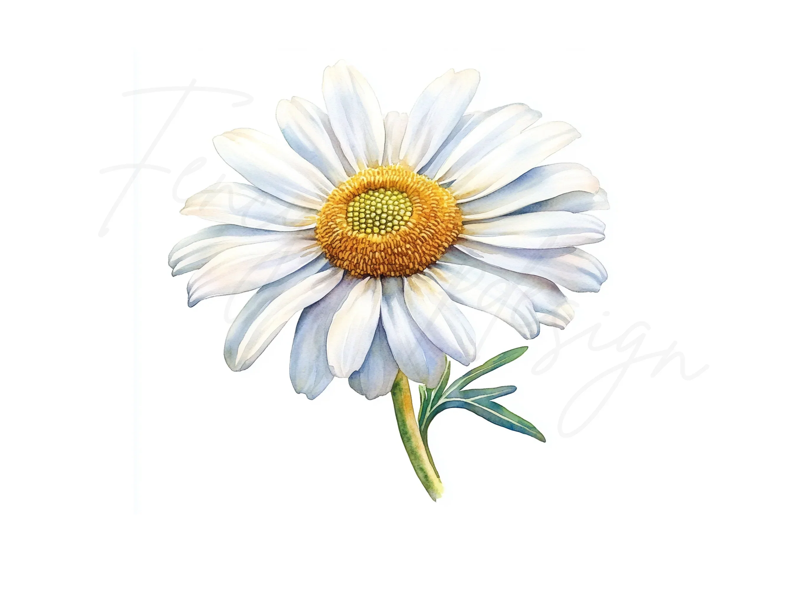 Daisy Flowers Clipart Bundle - Image 2