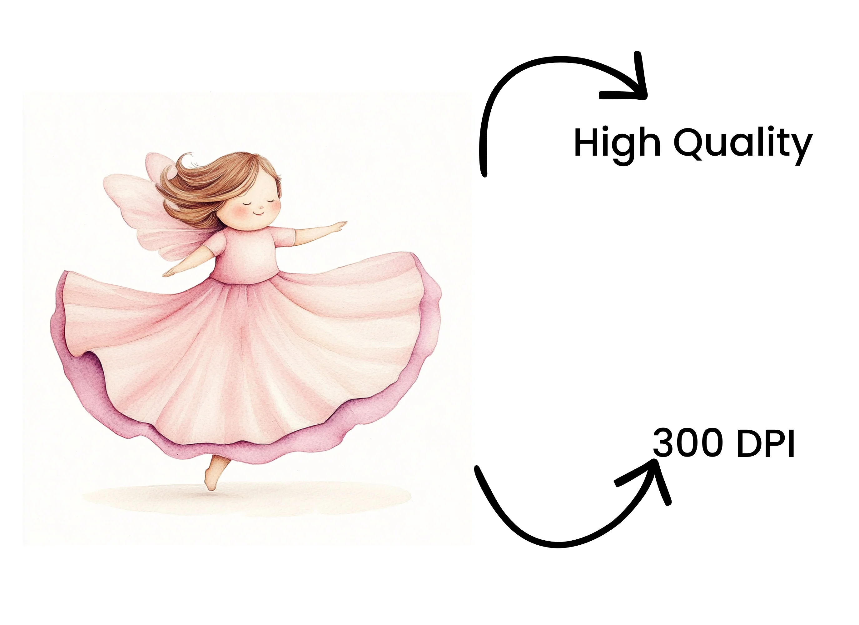 Dancing Fairies Clipart Bundle - Image 4