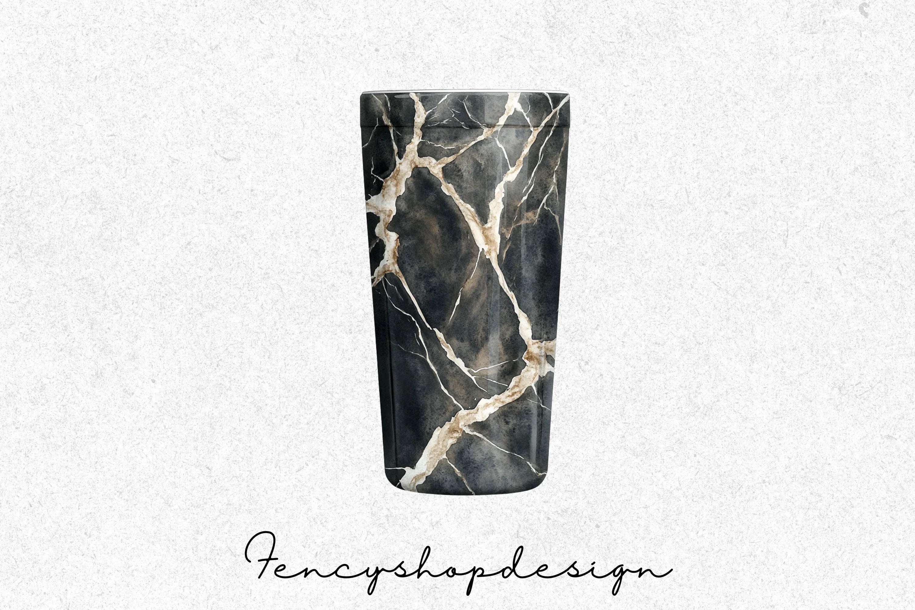 Dark Marble Tumbler Designs Clipart Bundle - Image 3