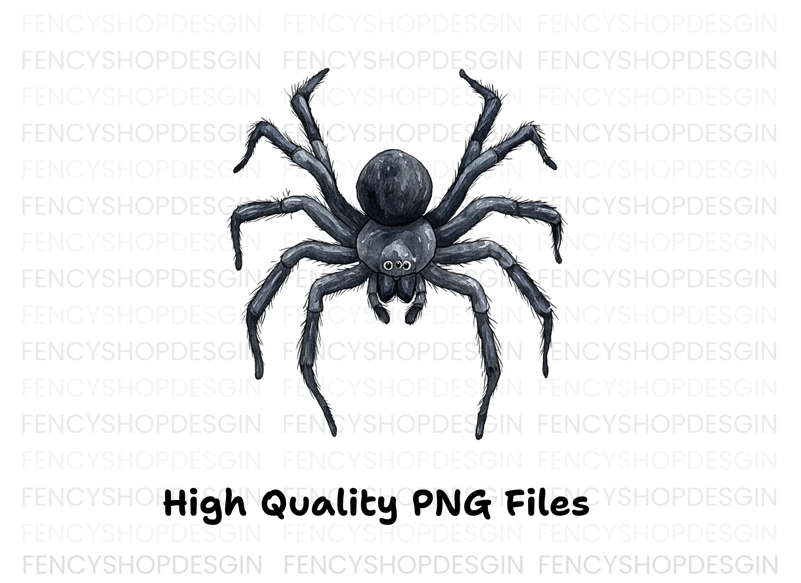 Dark Spider Clipart Bundle - Image 2