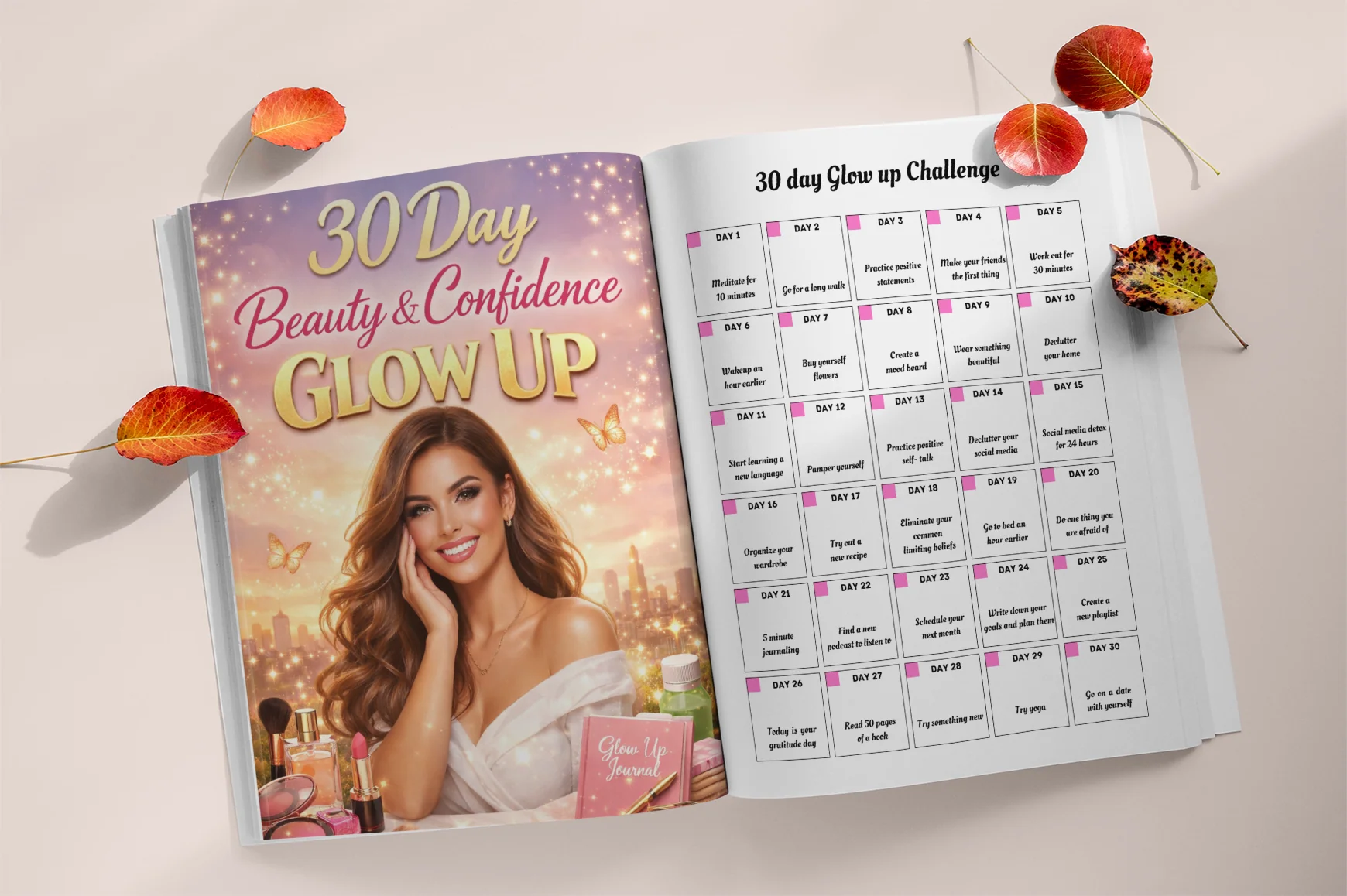 Day Beauty Confidence Glow Up Journal - Image 2