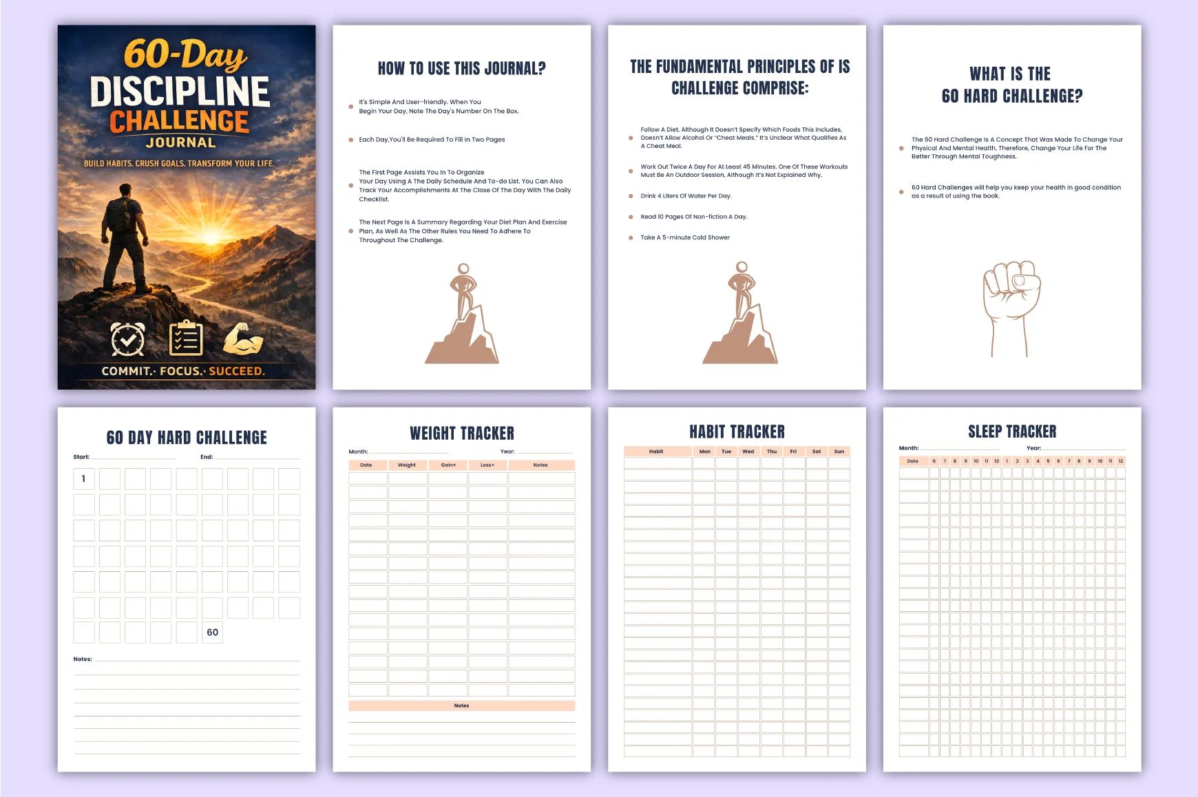 Day Discipline Challenge Journal - Image 3