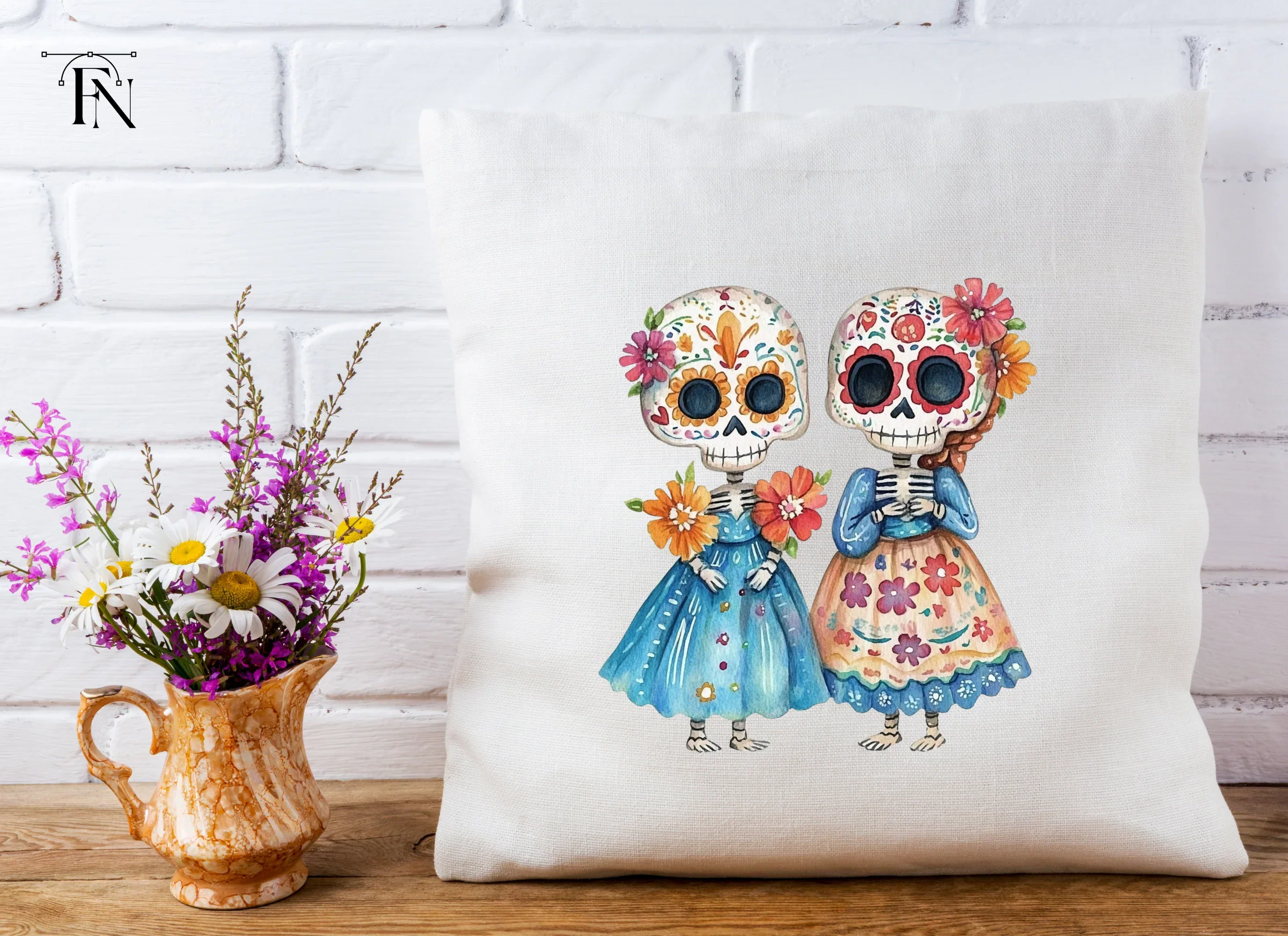 Day of the Dead Skeletons Clipart Bundle - Image 5