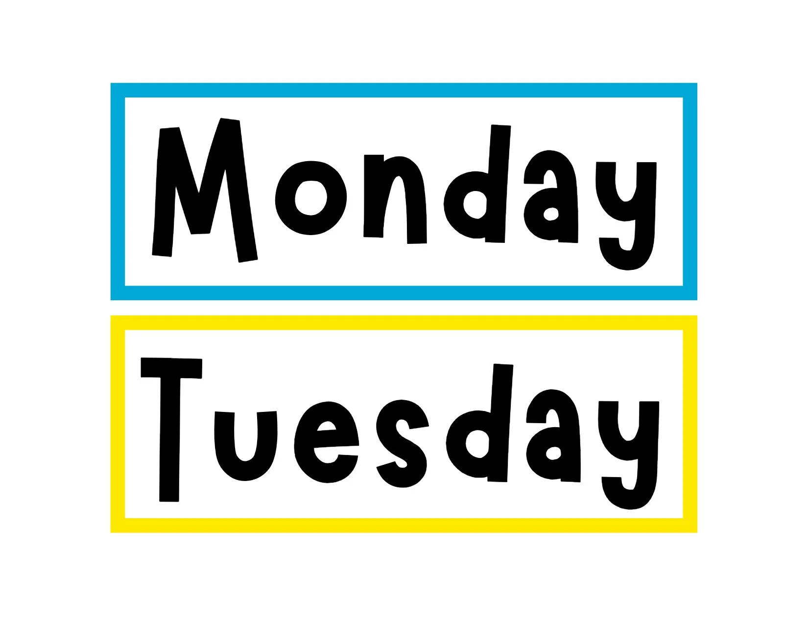 Days of the Week Flashcards - Image 4
