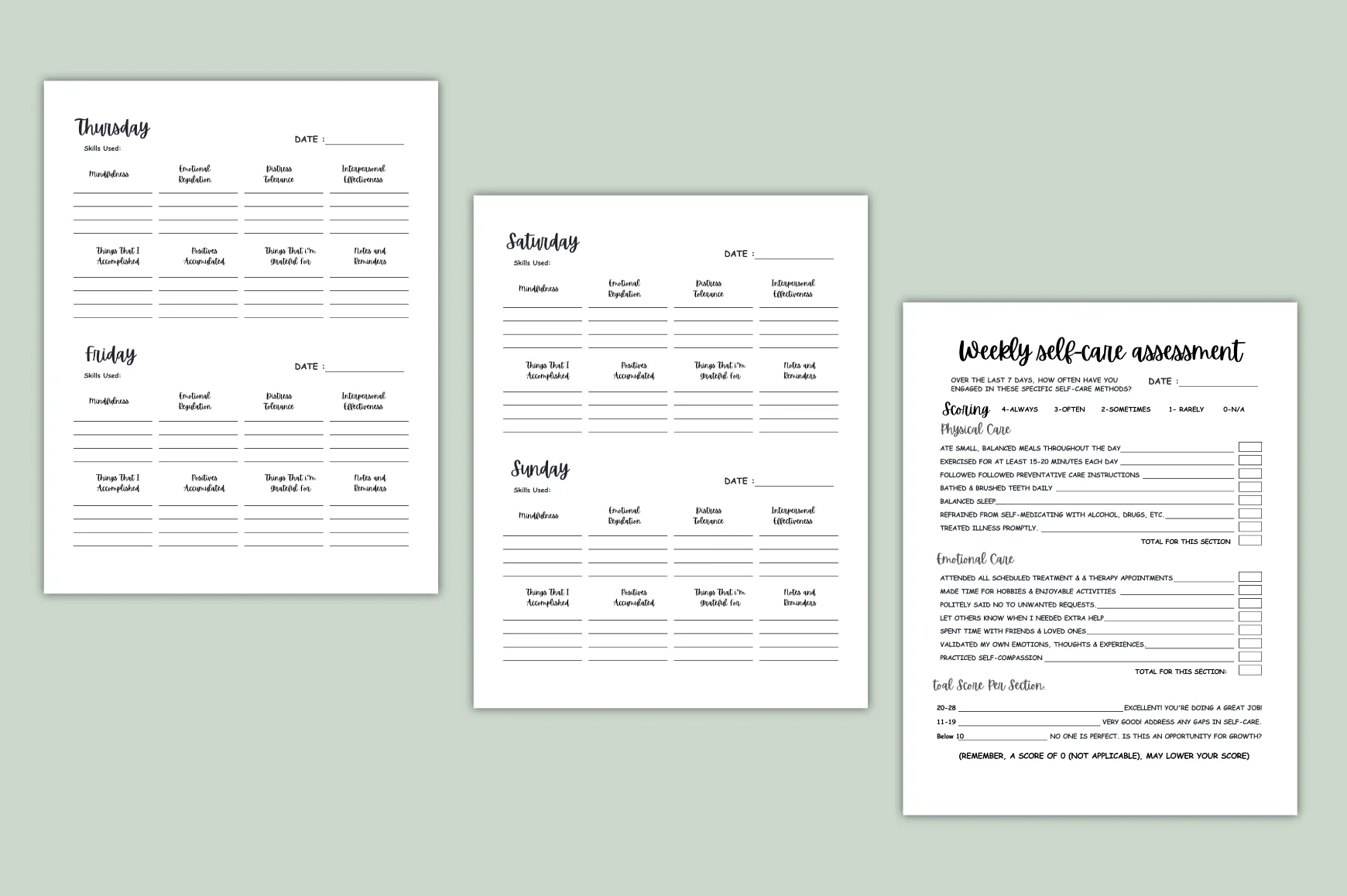 DBT Skills Balance Planner - Image 2