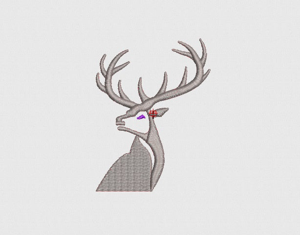 Dear Embroidery Design