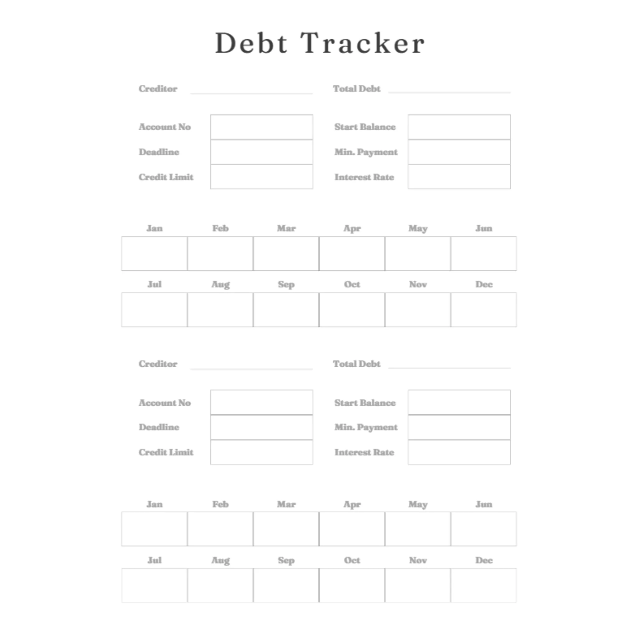 Debt Trackers Bundle - Image 3