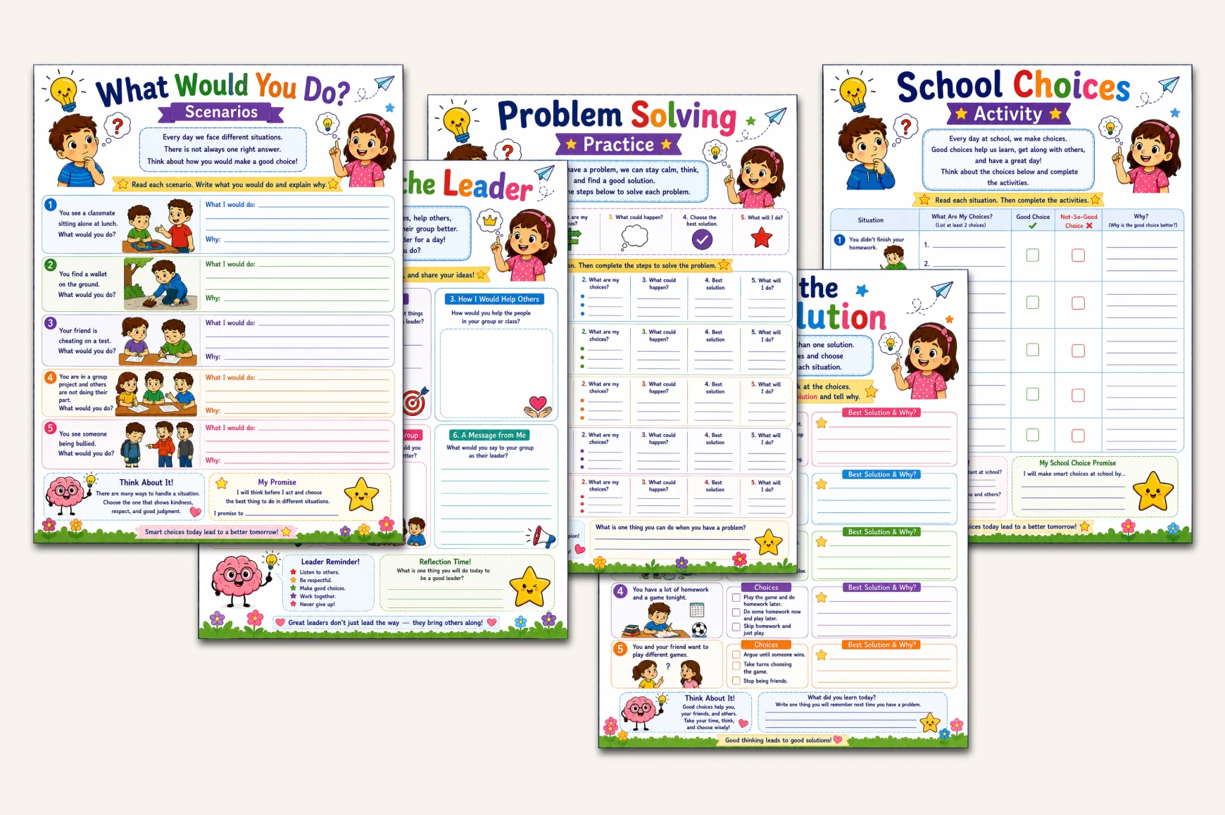 Decision Making For Kids Workbook - Image 3