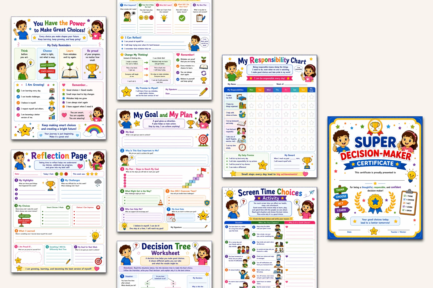 Decision Making For Kids Workbook - Image 4