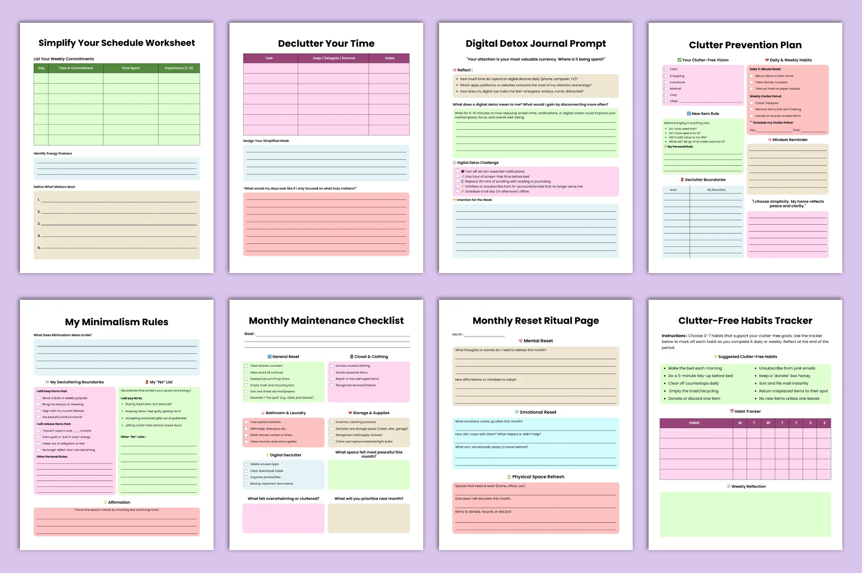 Declutter Workbook Guide - Image 4