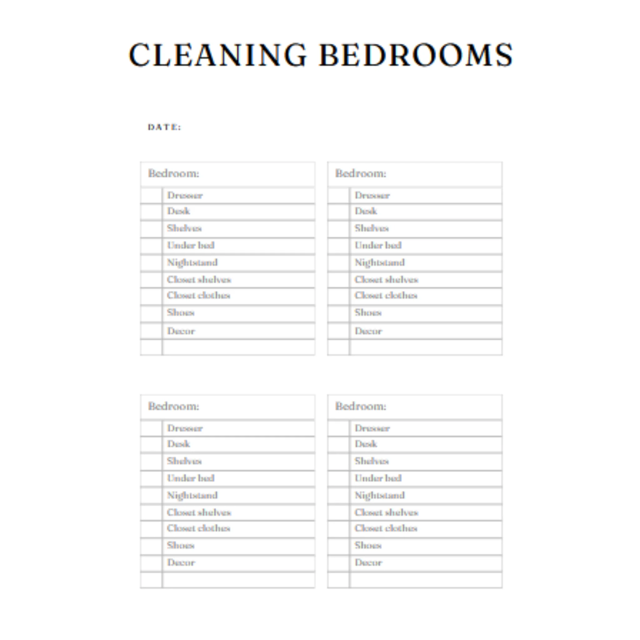 Decluttering and Cleaning Planner Bundle - Image 3