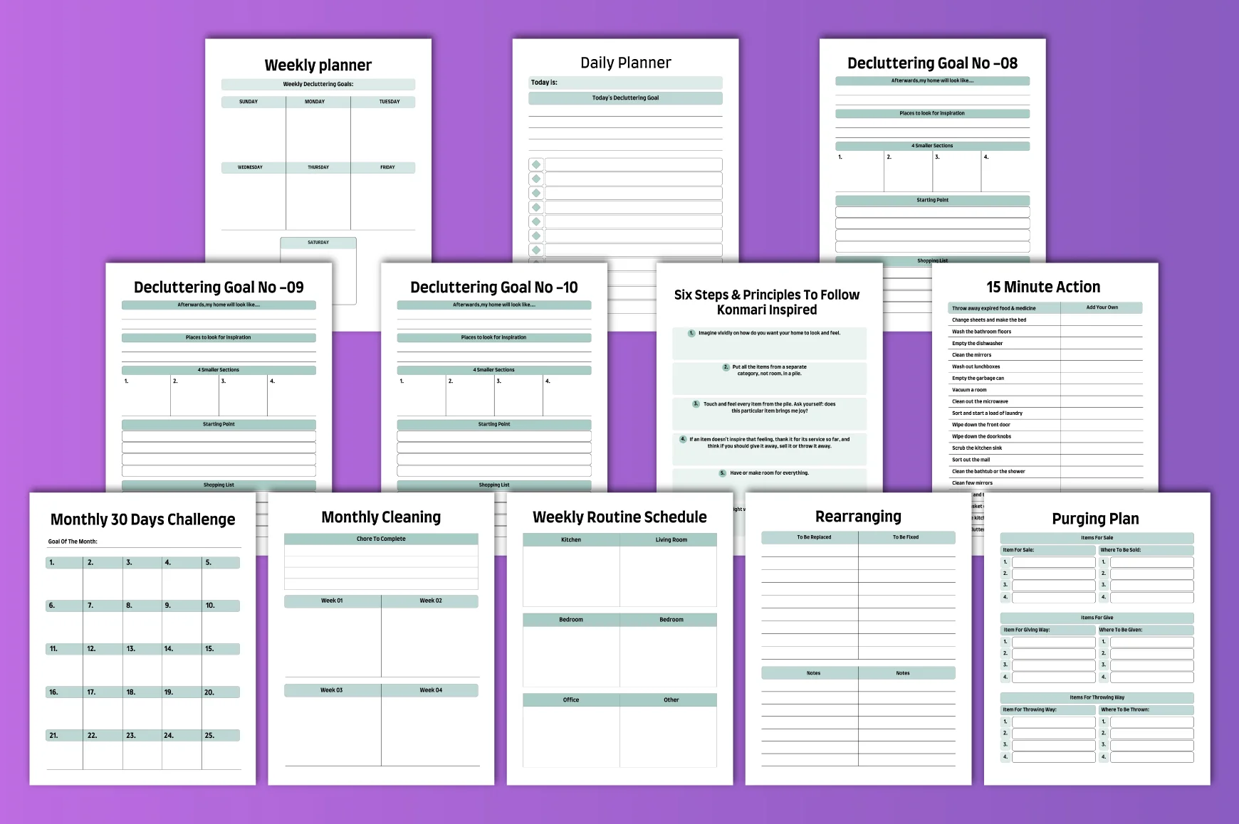 Decluttering Planner Guide - Image 3