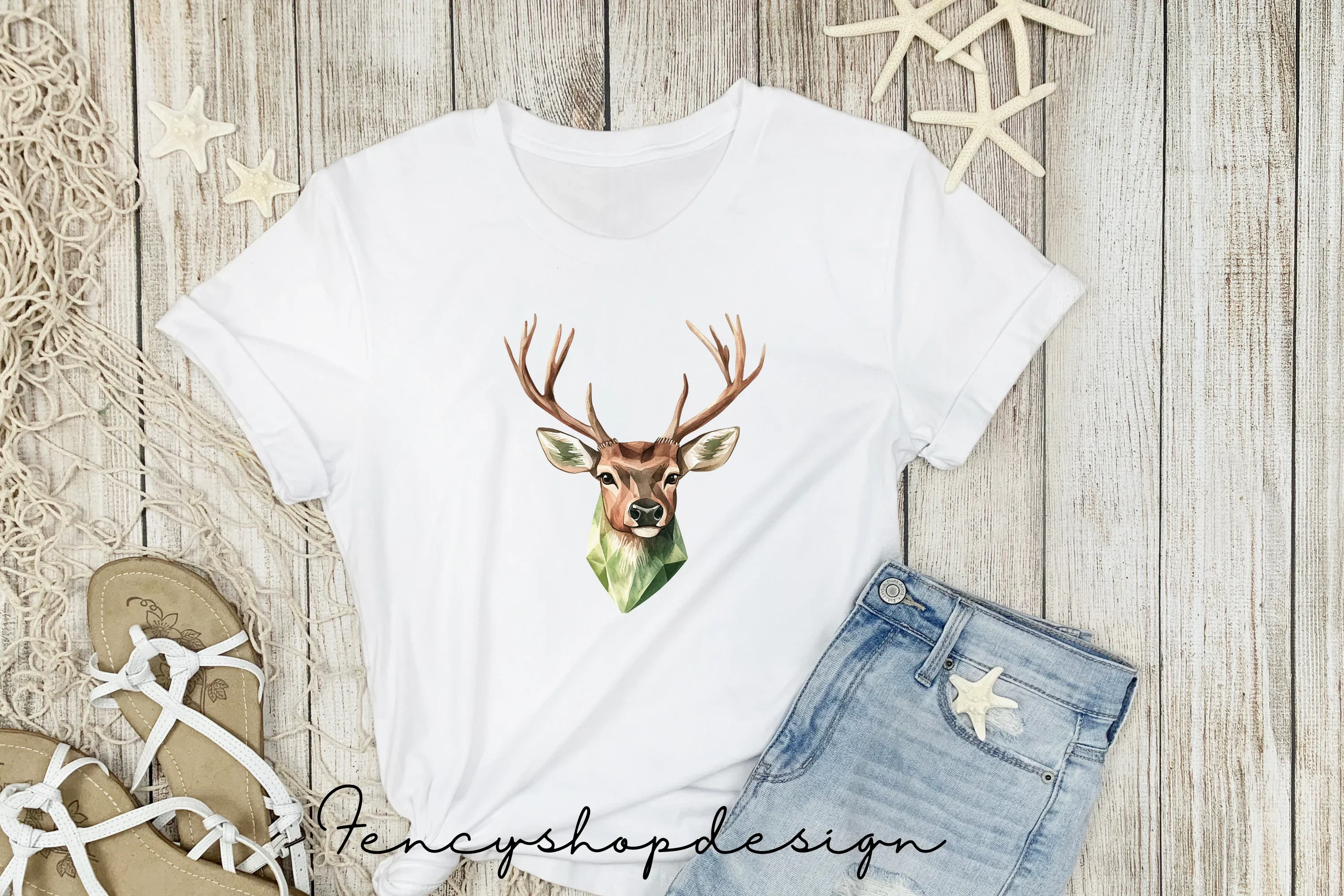 Deer Head Clipart Bundle - Image 5