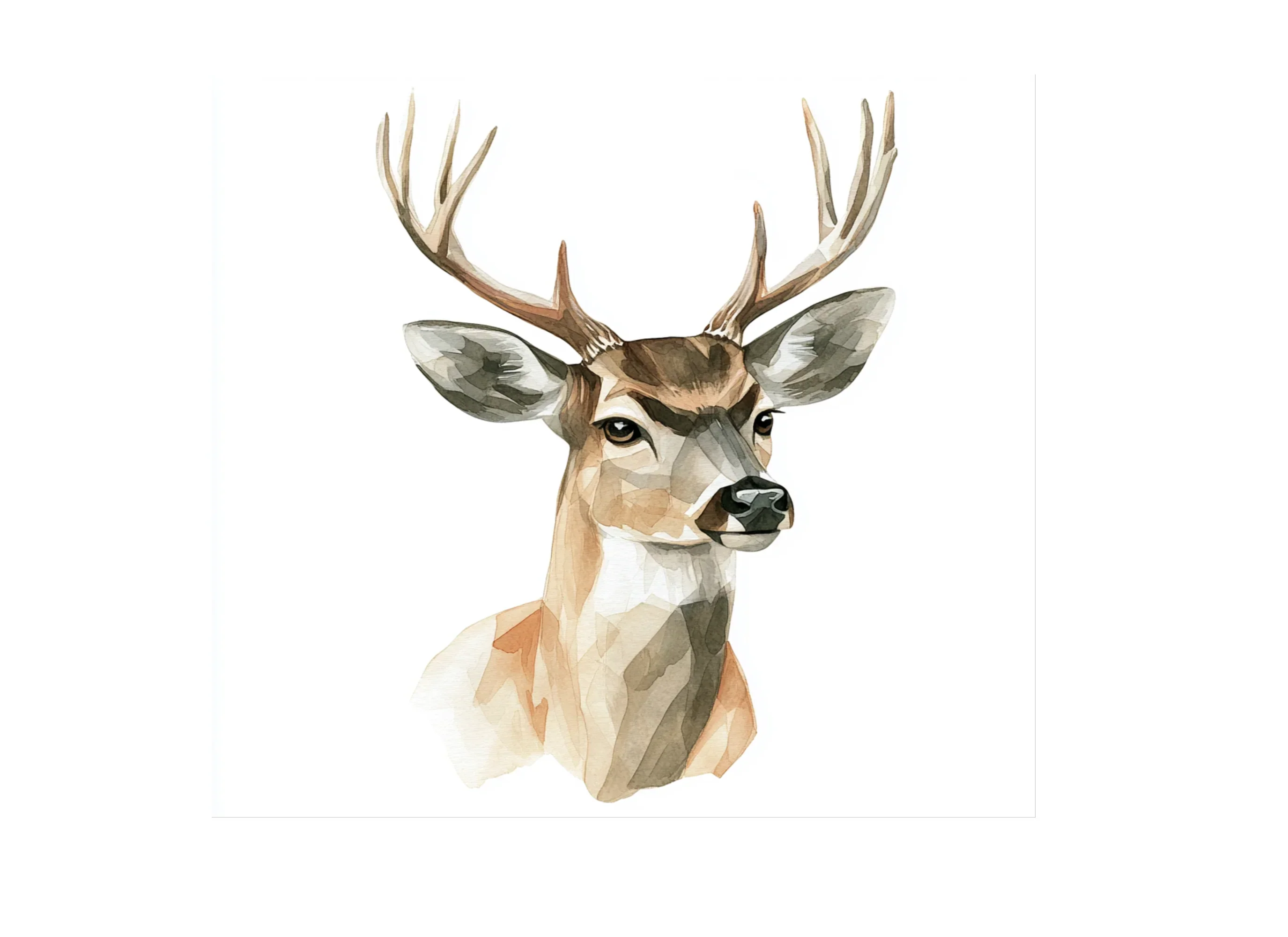 Deer Head Clipart Bundle - Image 3