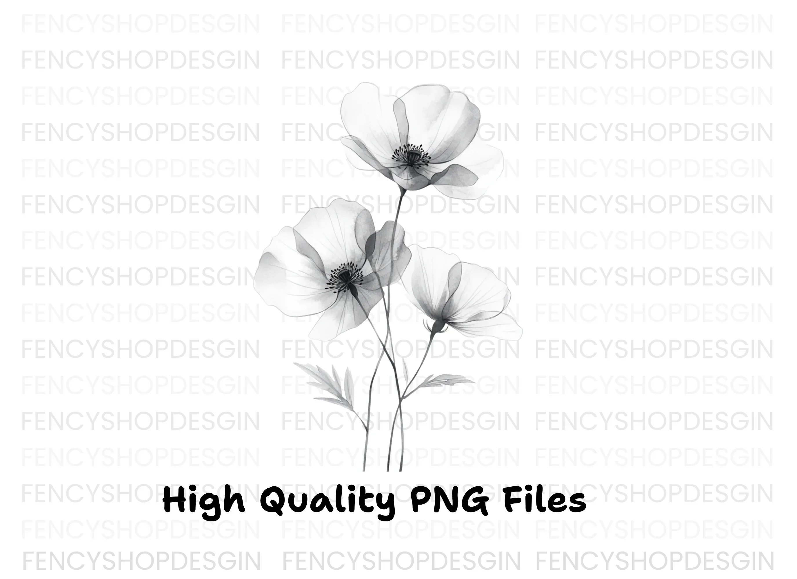 Delicate Floral Clipart Bundle - Image 3