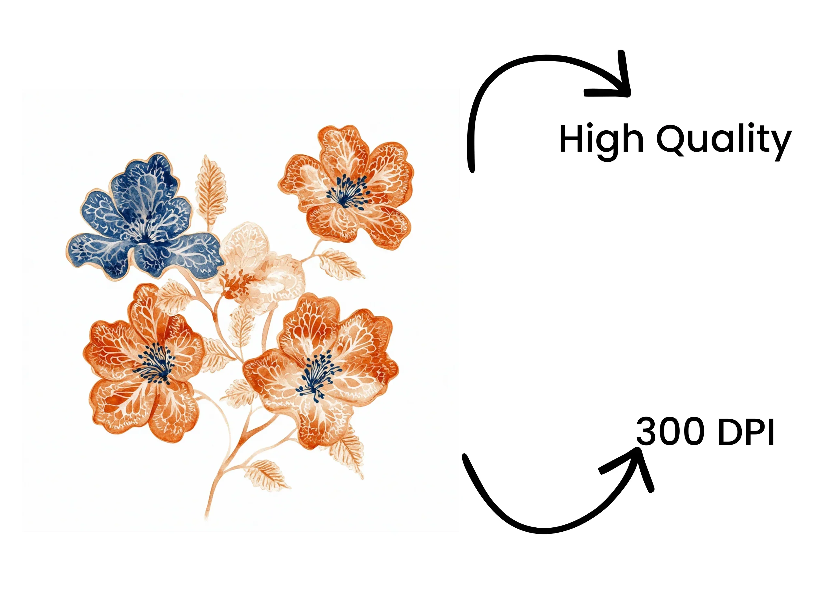 Delicate Lace Flower Clipart Bundle - Image 4
