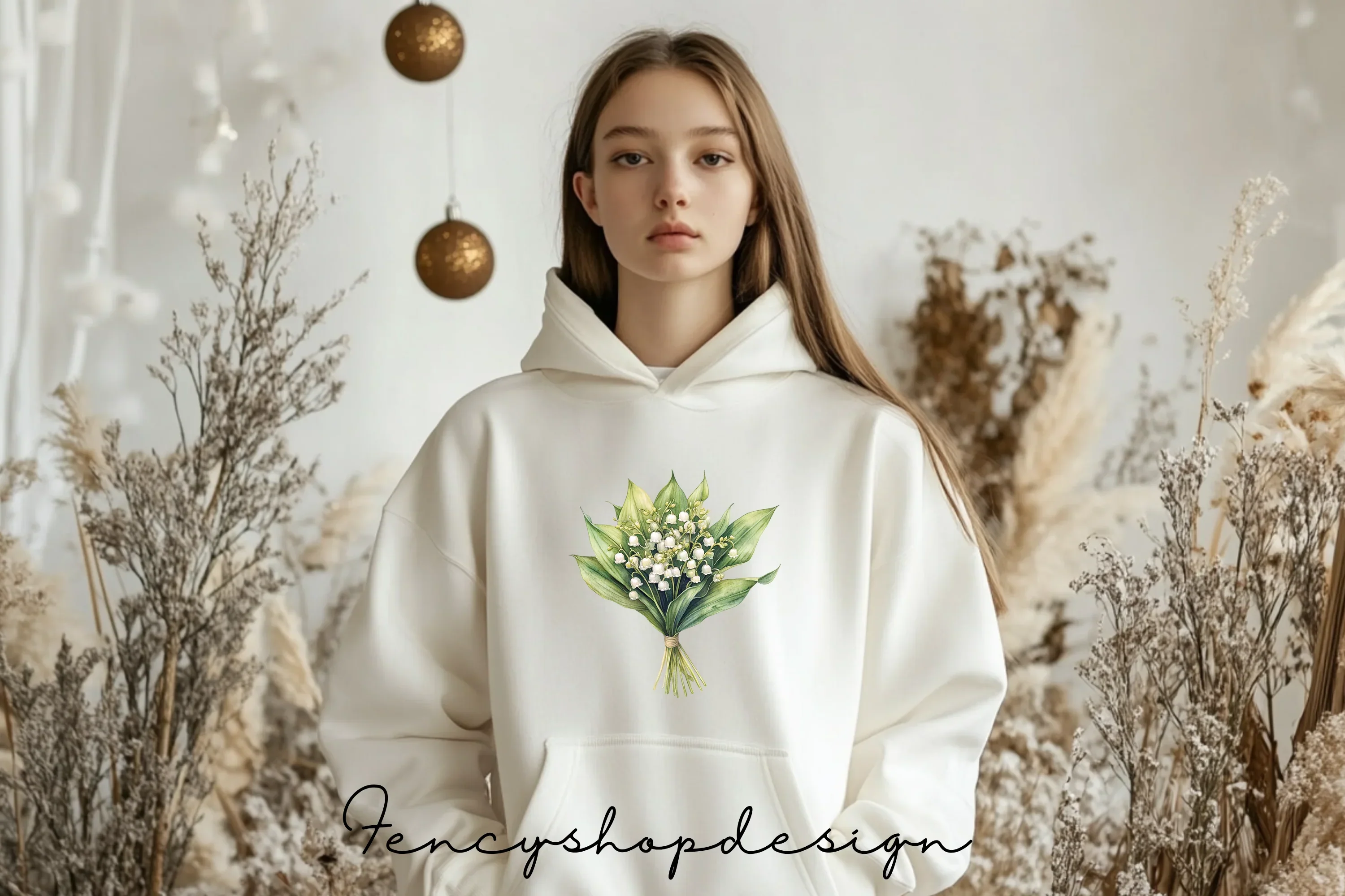 Delicate White Flowers Clipart Bundle - Image 5