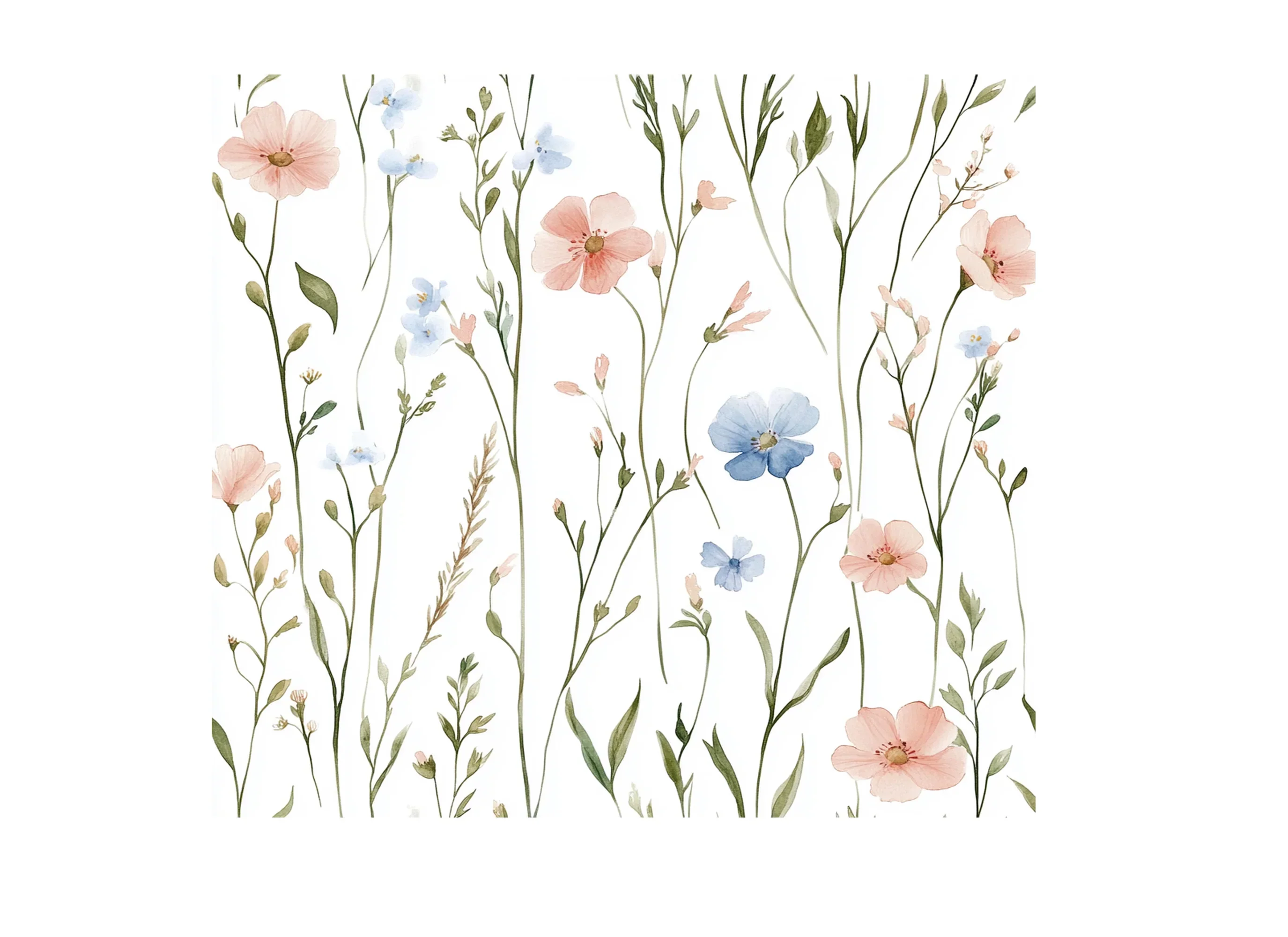 Delicate Wildflower Meadow Clipart Bundle - Image 2
