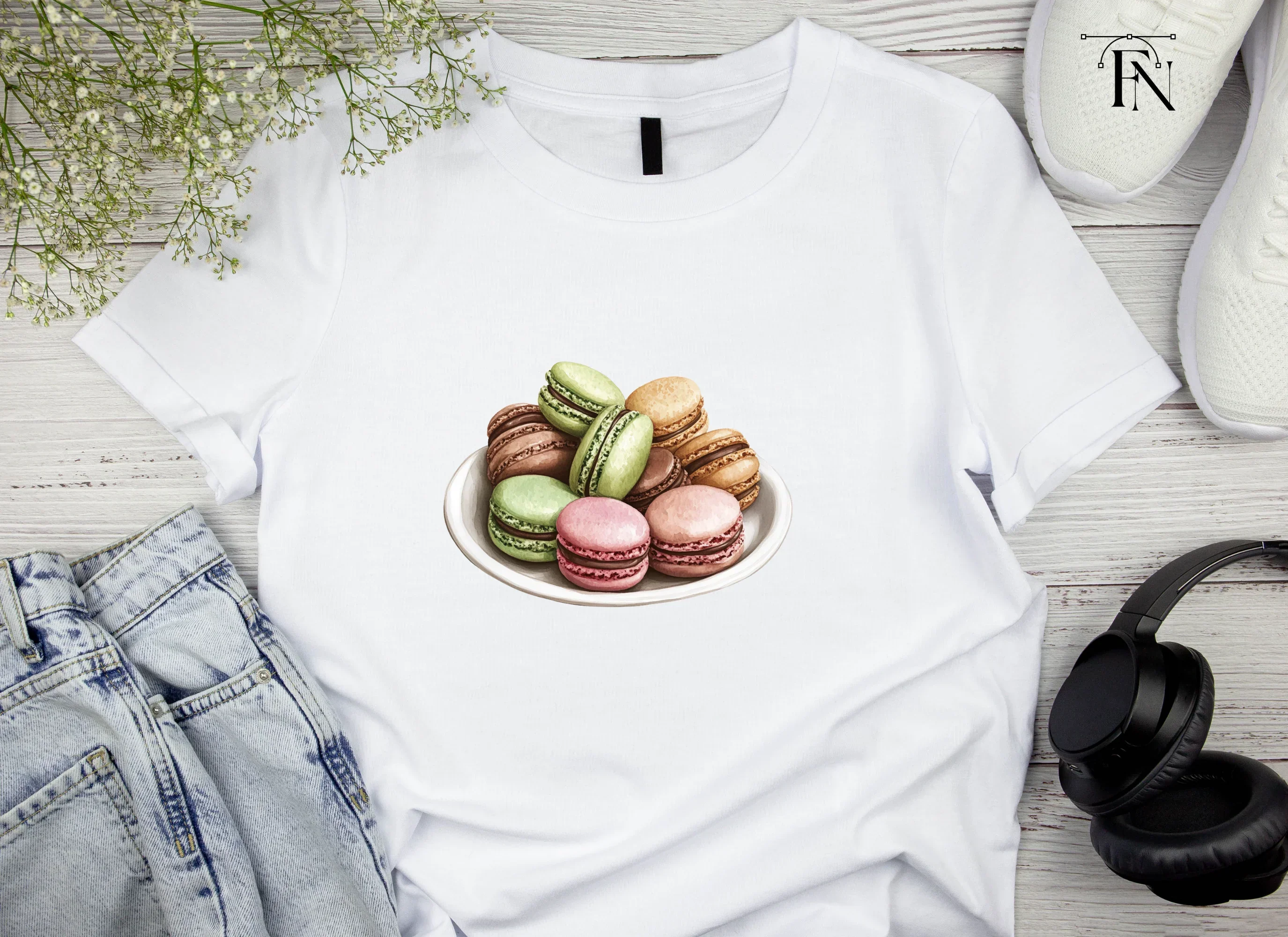Delicious Macaron Clipart Bundle - Image 4