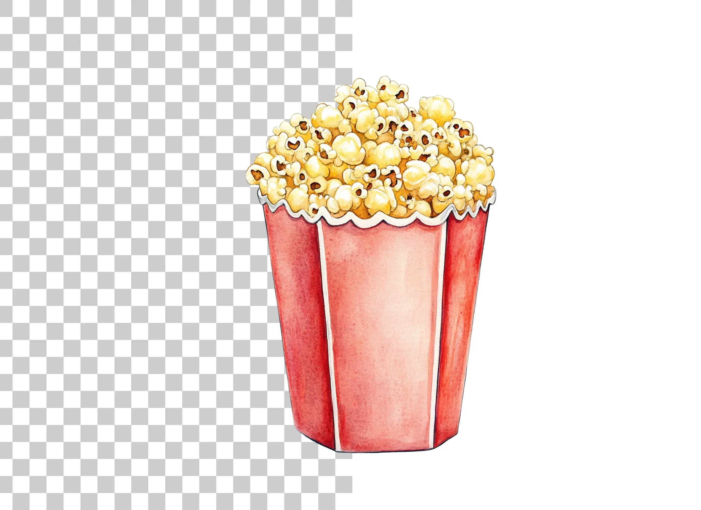 Delicious Popcorn Clipart Bundle - Image 2