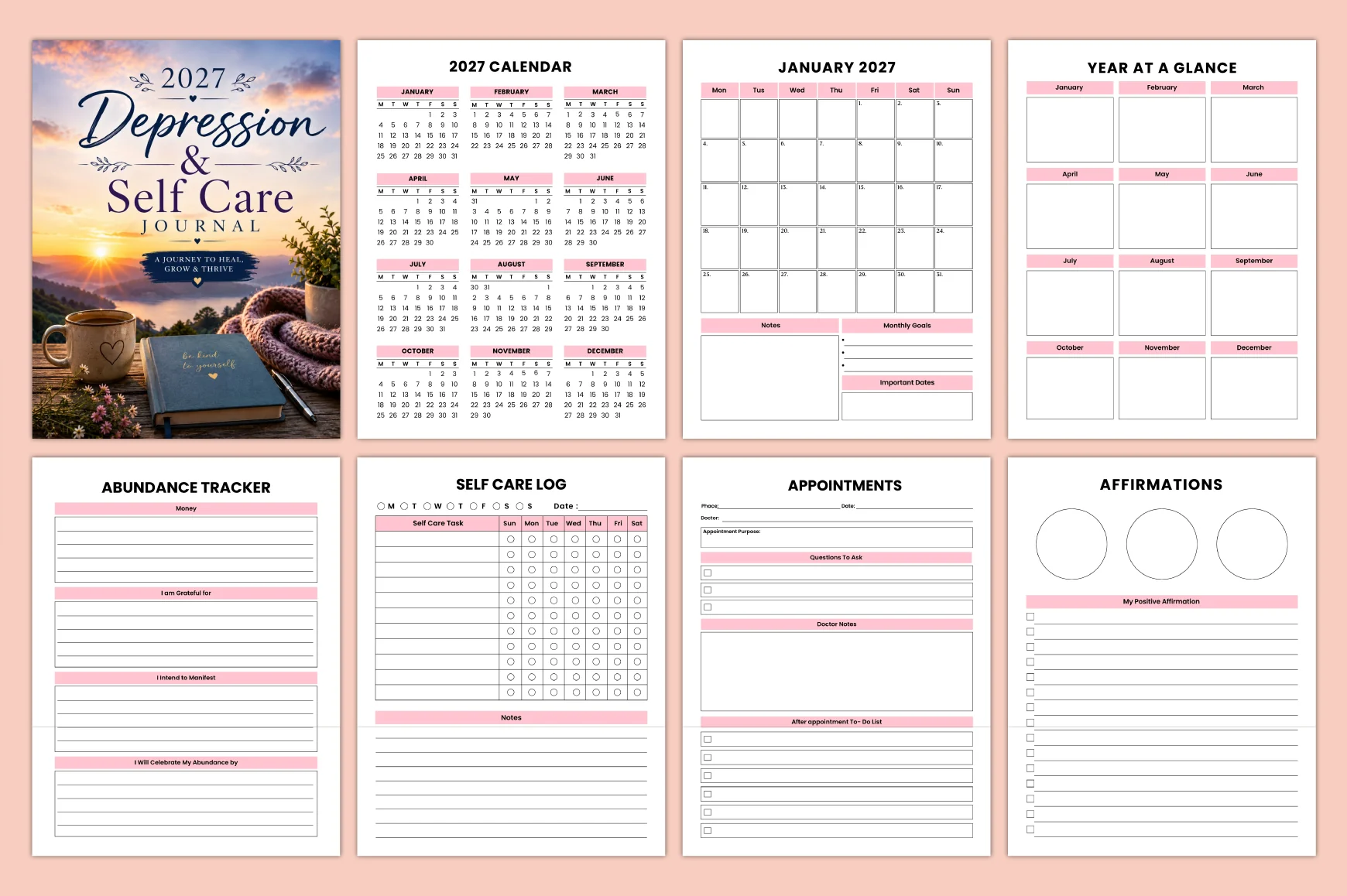 Depression Self Care Journal - Image 2
