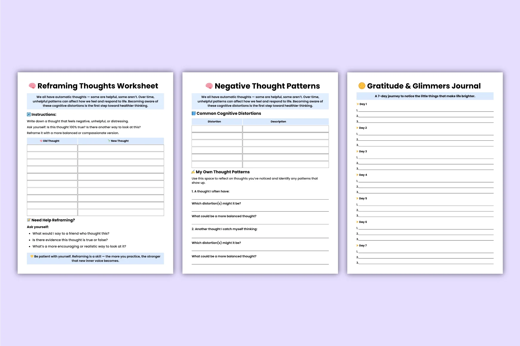 Depression Support Recovery Workbook - Image 3