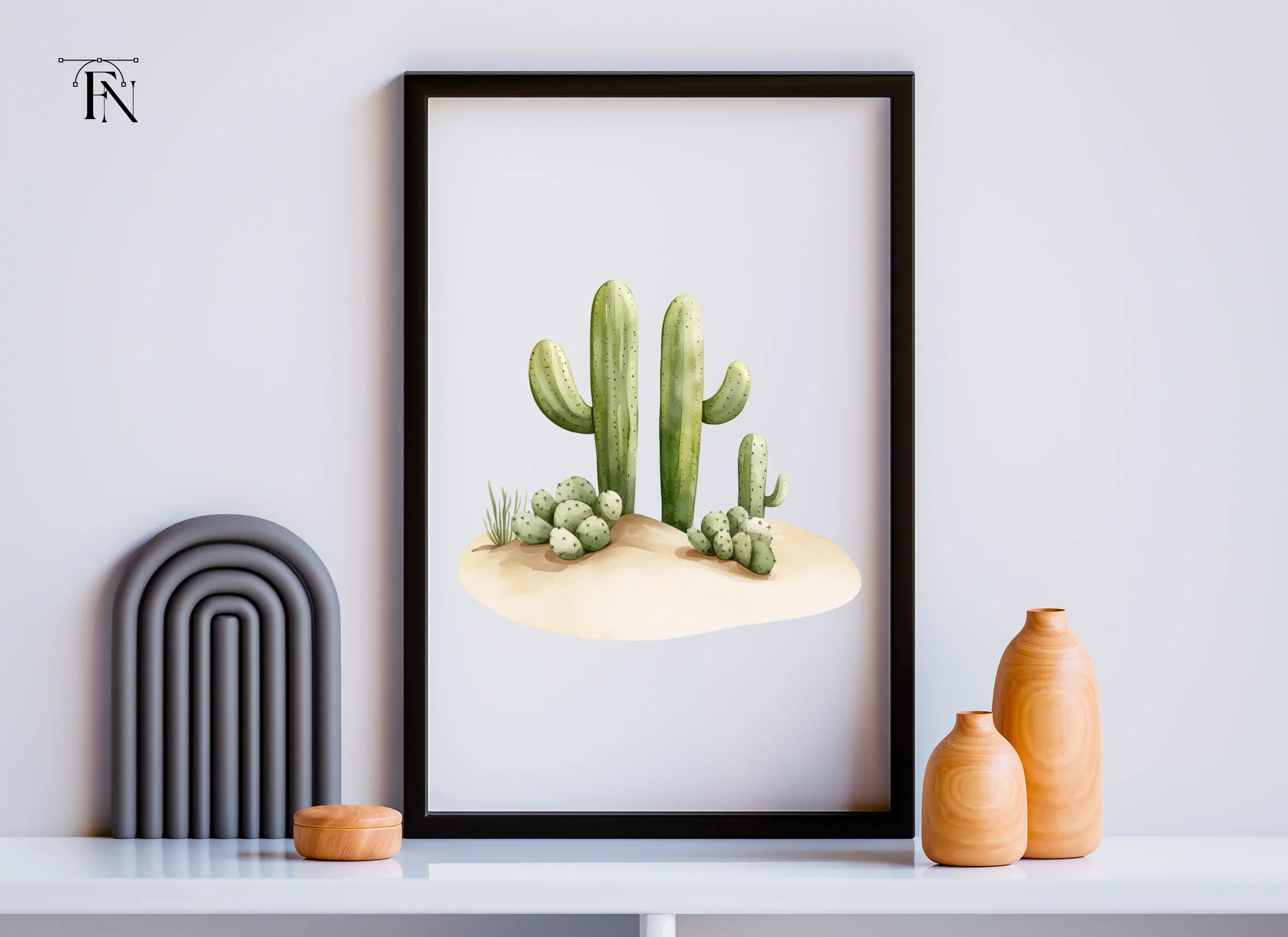 Desert Cactus Clipart Bundle - Image 6