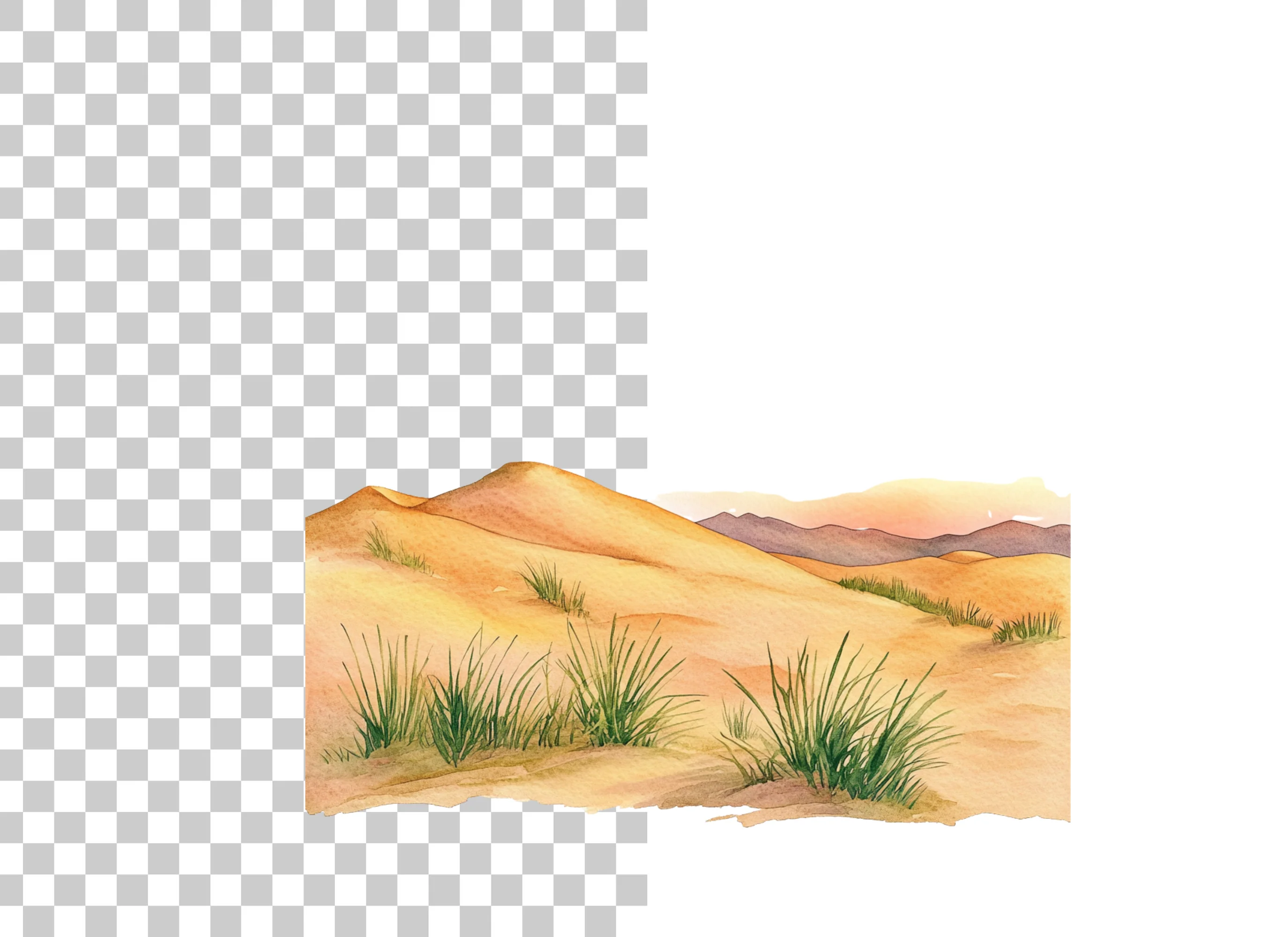 Desert Landscape Dunes Clipart Bundle - Image 2