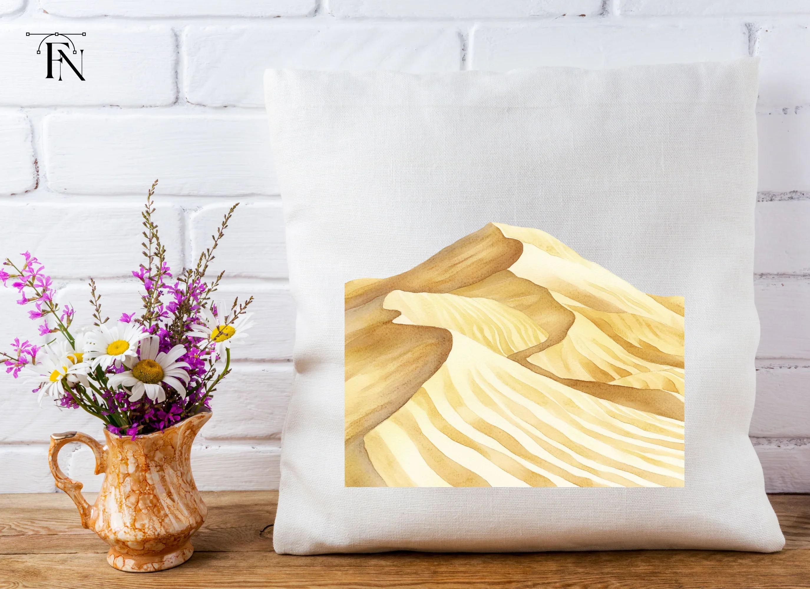 Desert Sand Dunes Clipart Bundle - Image 2