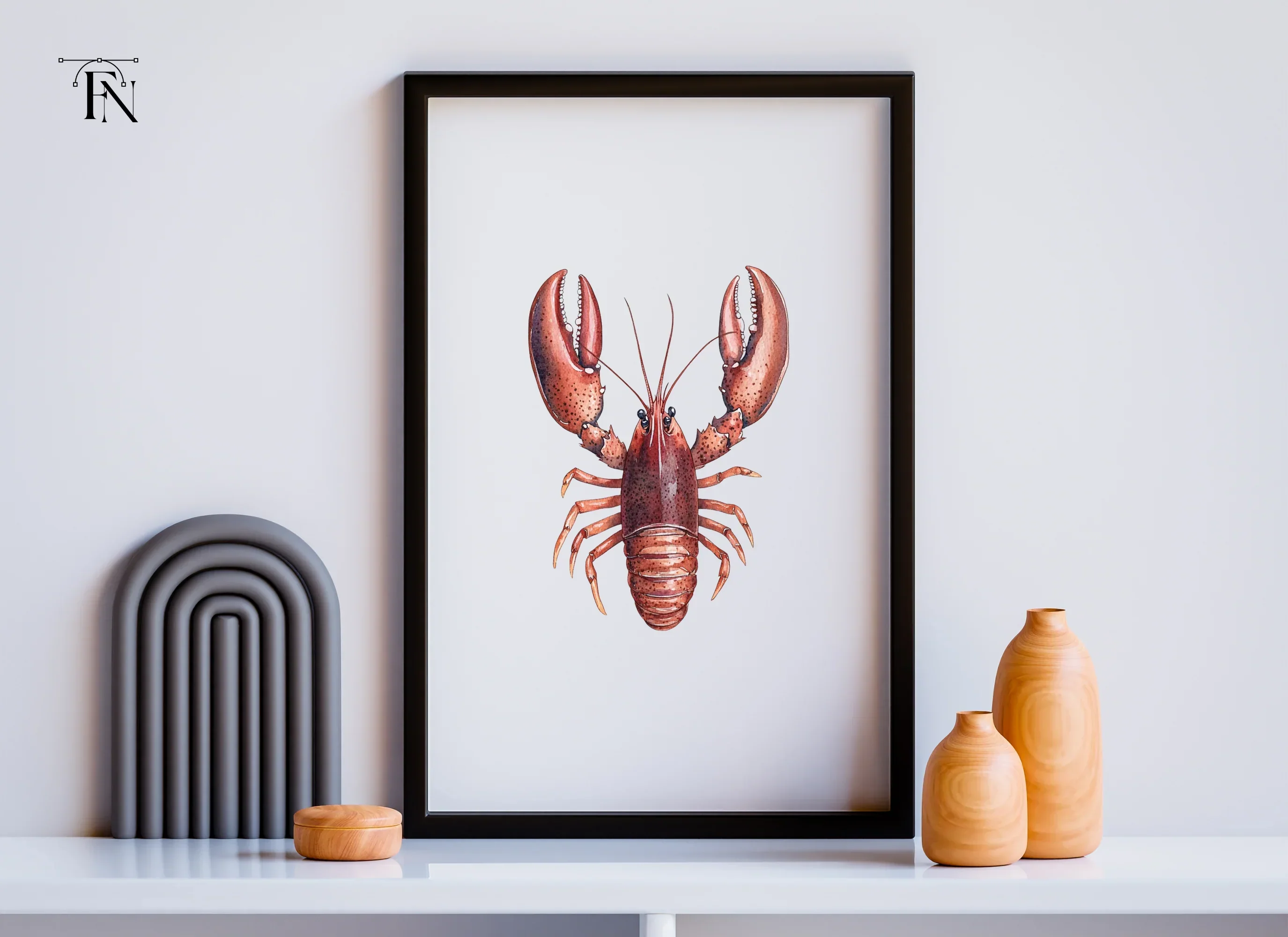 Detailed Brown Lobster Clipart Bundle - Image 5